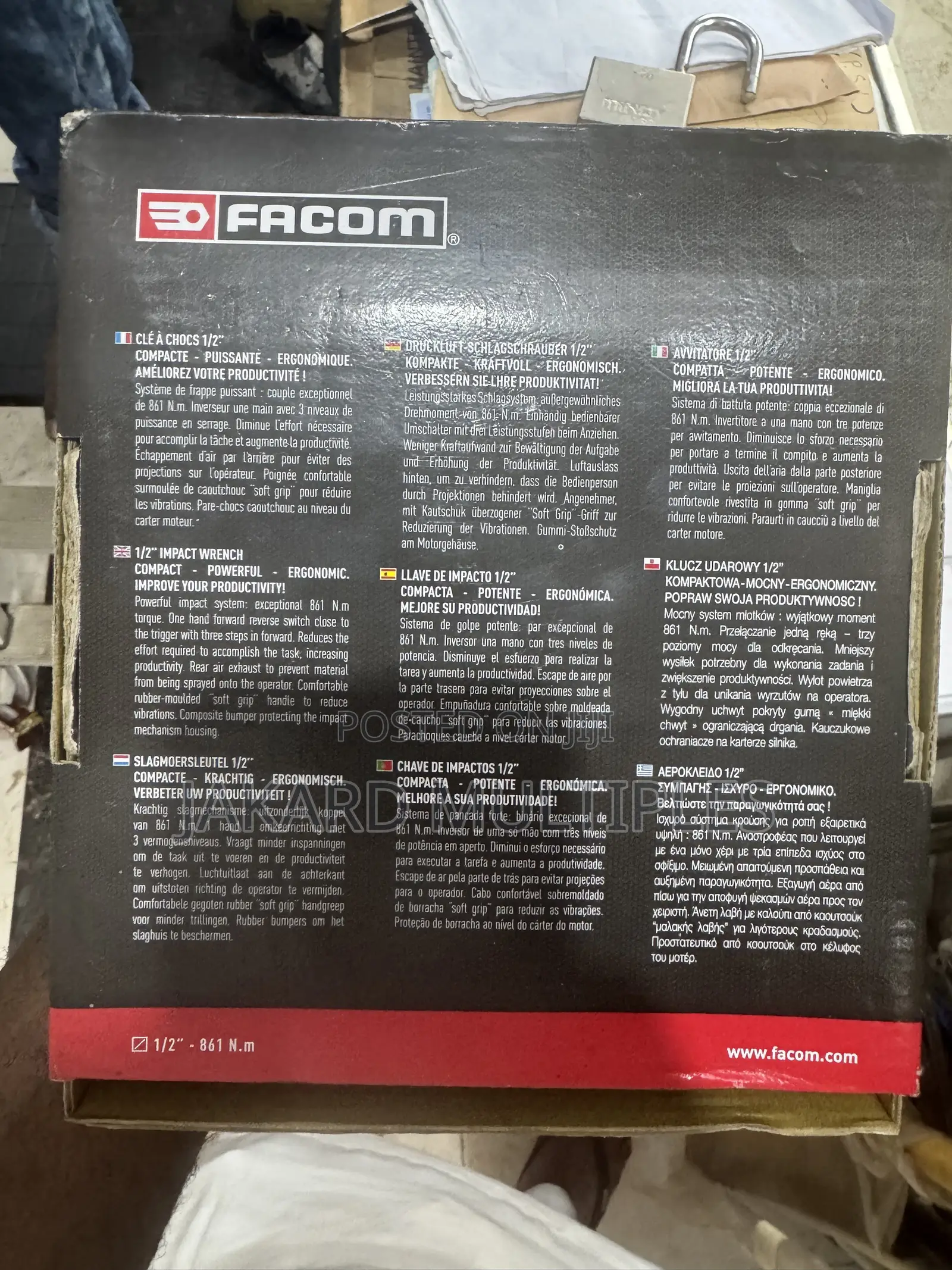 Facom 1/2” Ultra Compact Impact Wrench