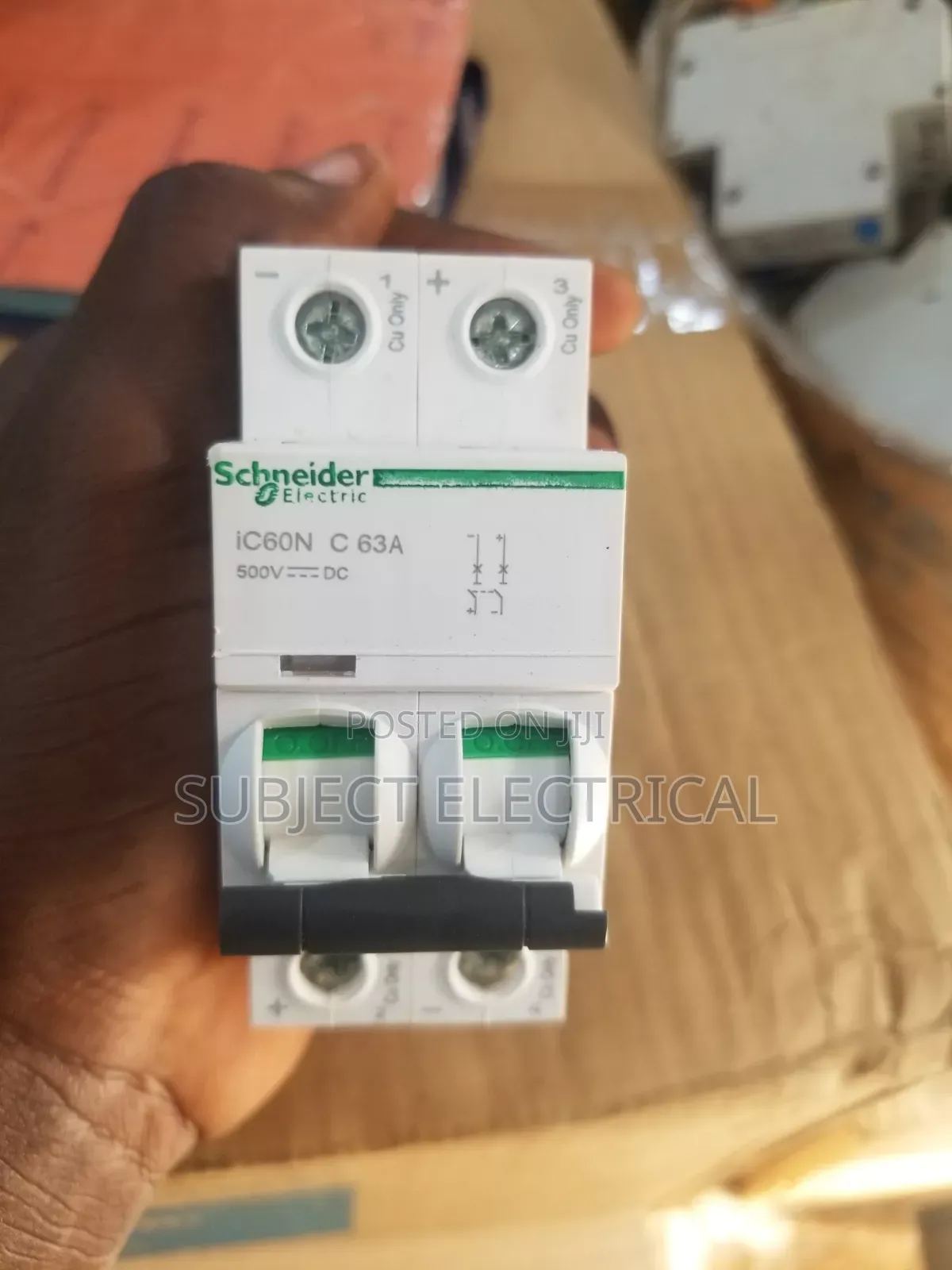 Double Pole Breaker 63a Schneider