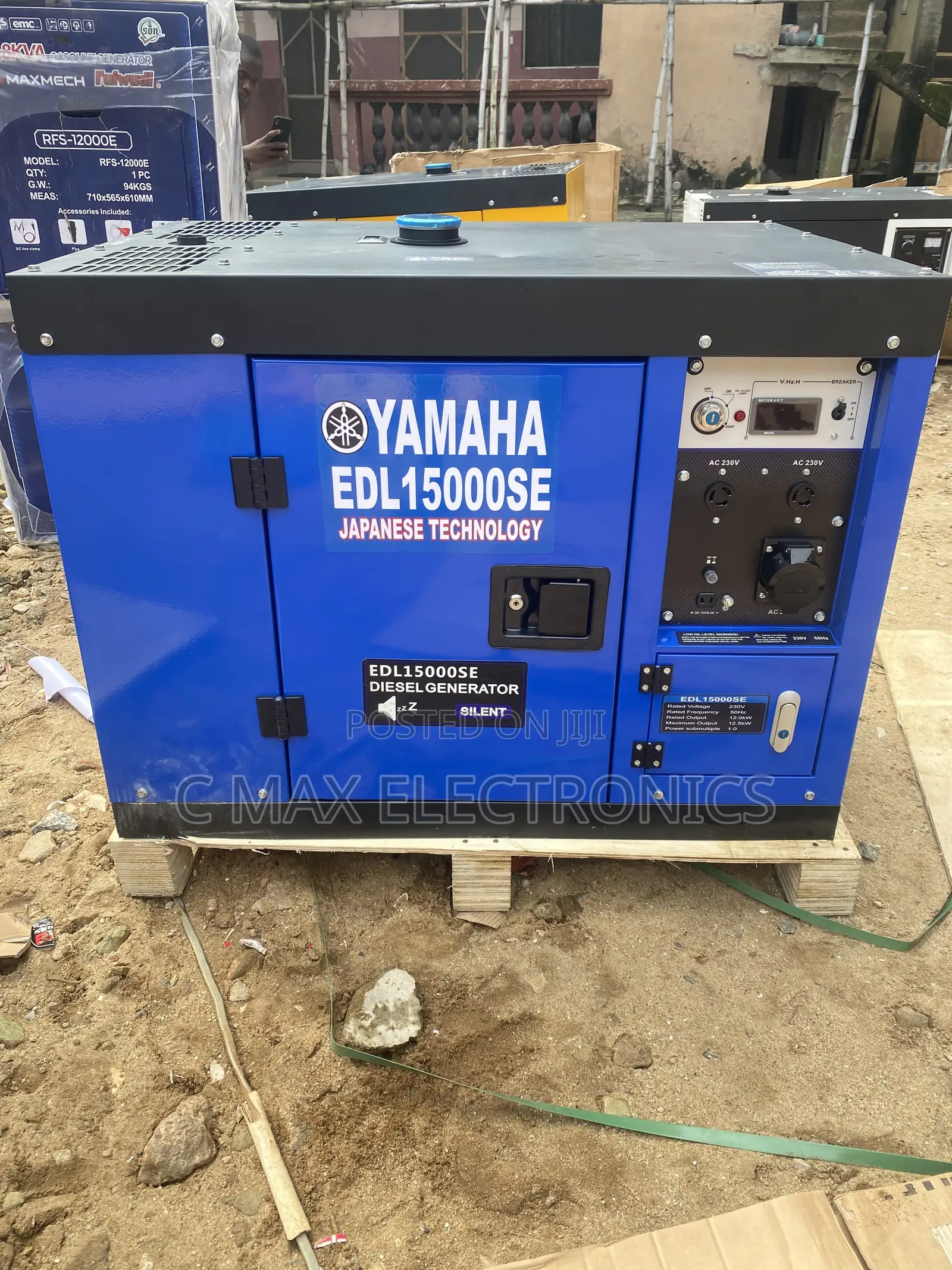Yamaha 15KVA Soundproof Diesel Generator – Brand New Reliable