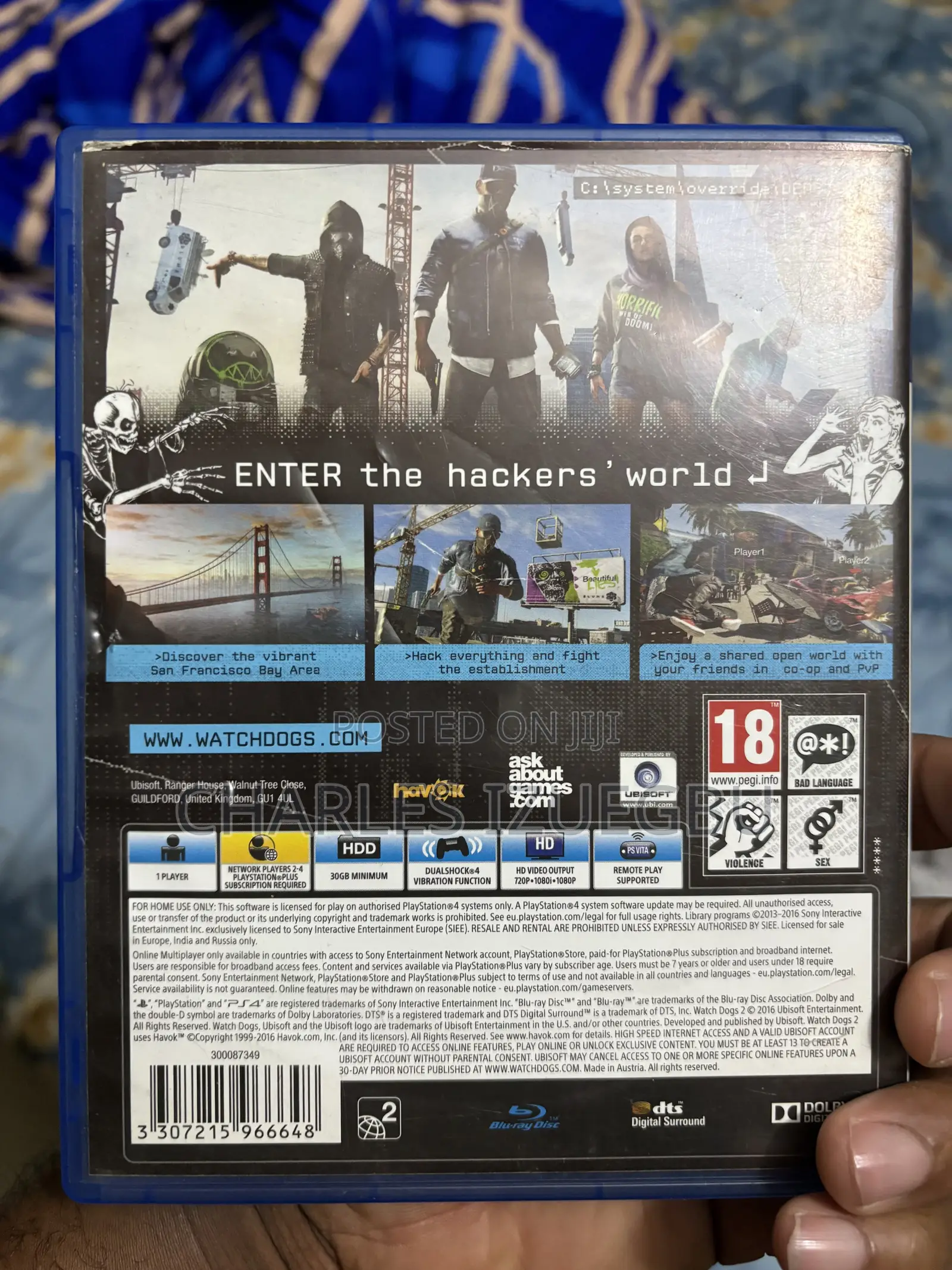 Watch Dogs 2 for PS4