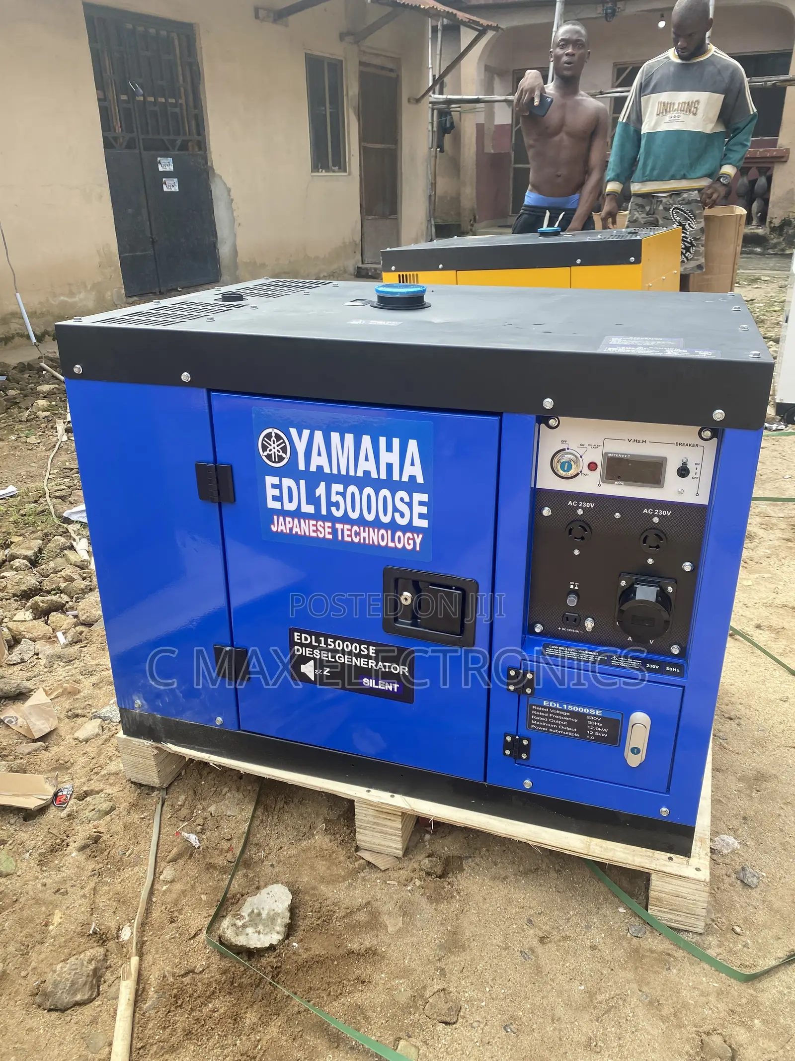 Yamaha EDL15000SE 15KVA Silent Diesel Generator