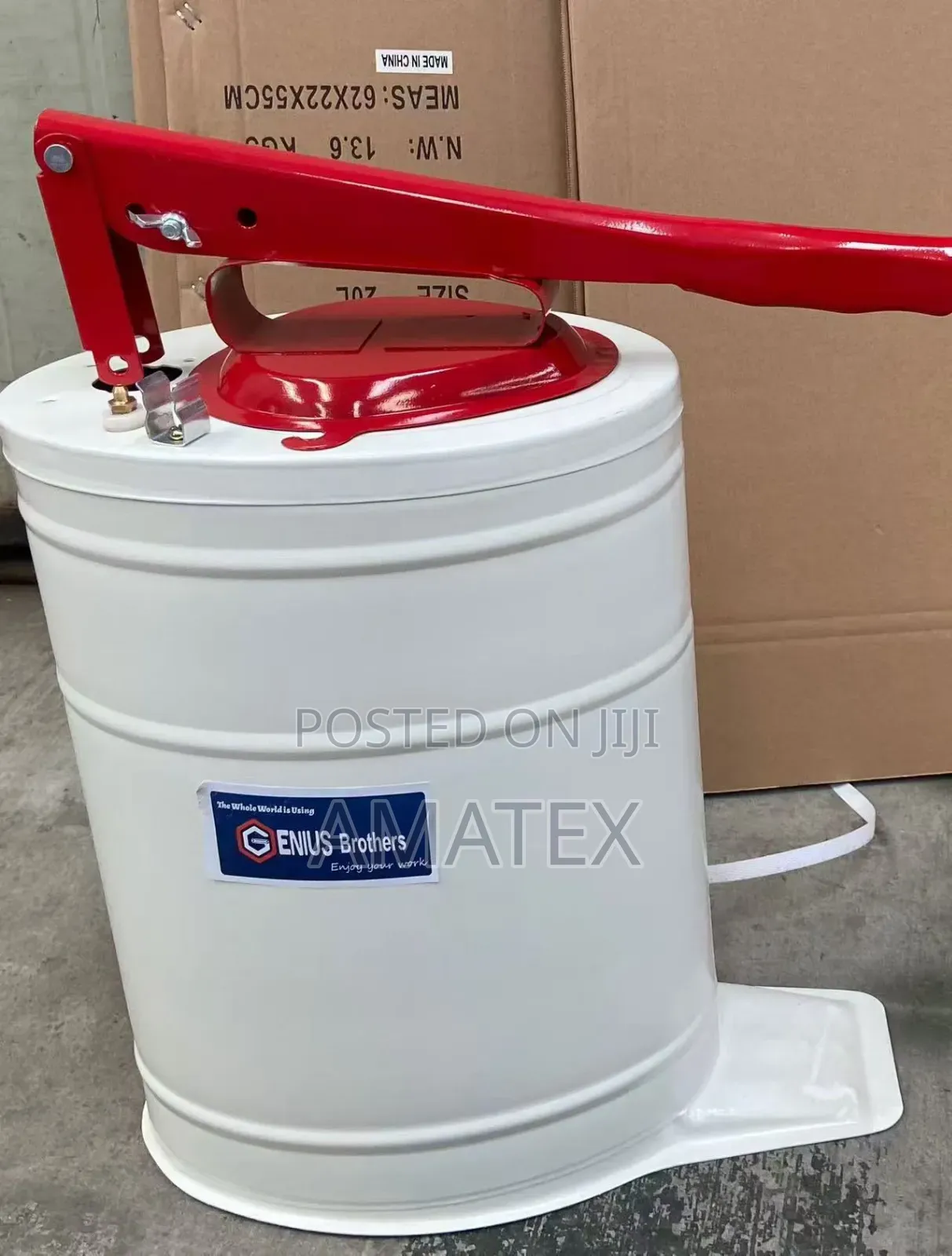 25-Litre Heavy-Duty Manual Grease Pump