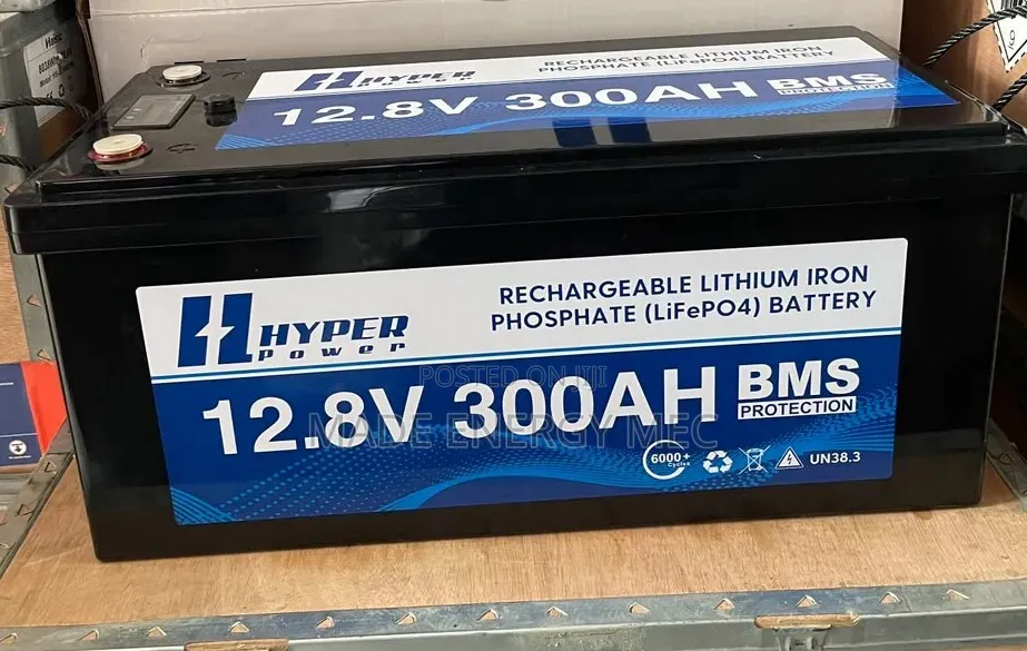  HYPER POWER 12.8V 300Ah LiFePO4 Lithium Battery – 3.84kWh