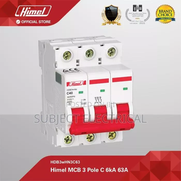 63amps 3pole MCB Breaker Himel