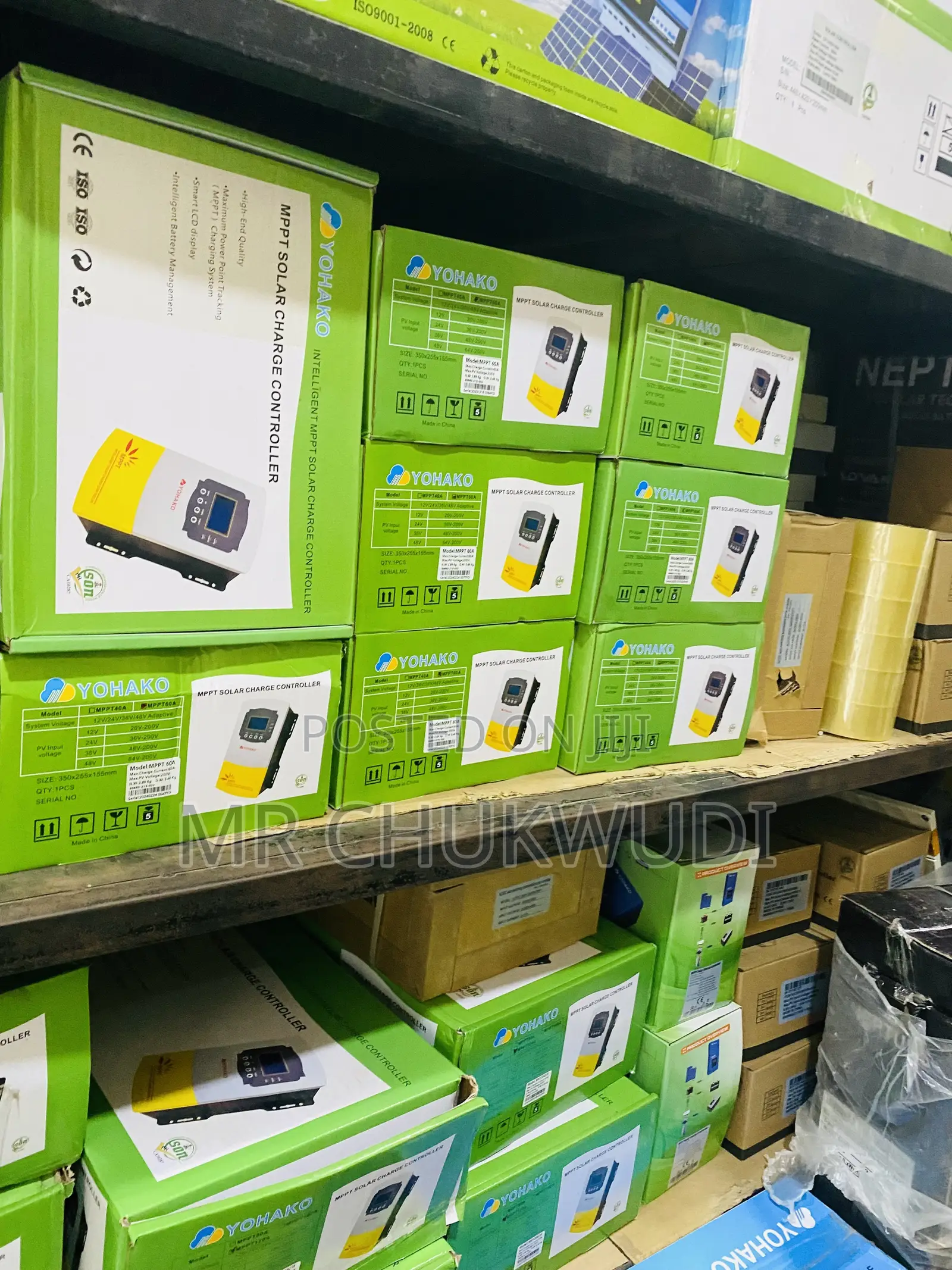 60a 12v 24v 36v 48v Yohako MPPT Solar Charger Controller Is Available