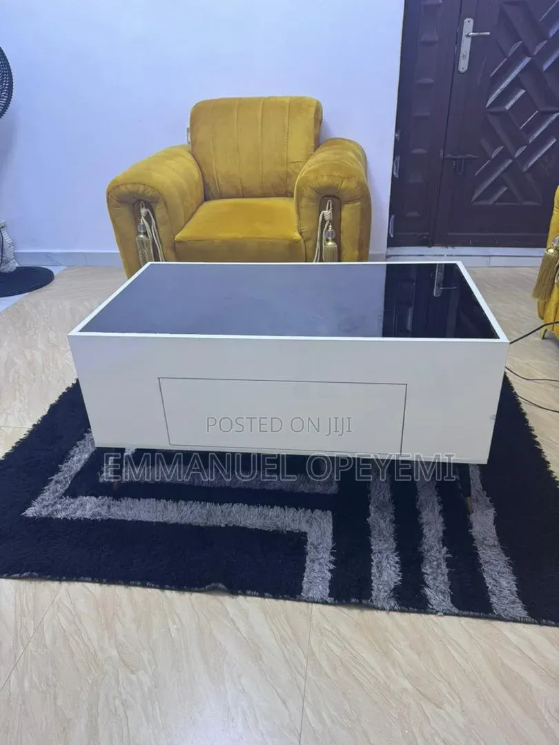 Luxury Glass-Top Center Table
