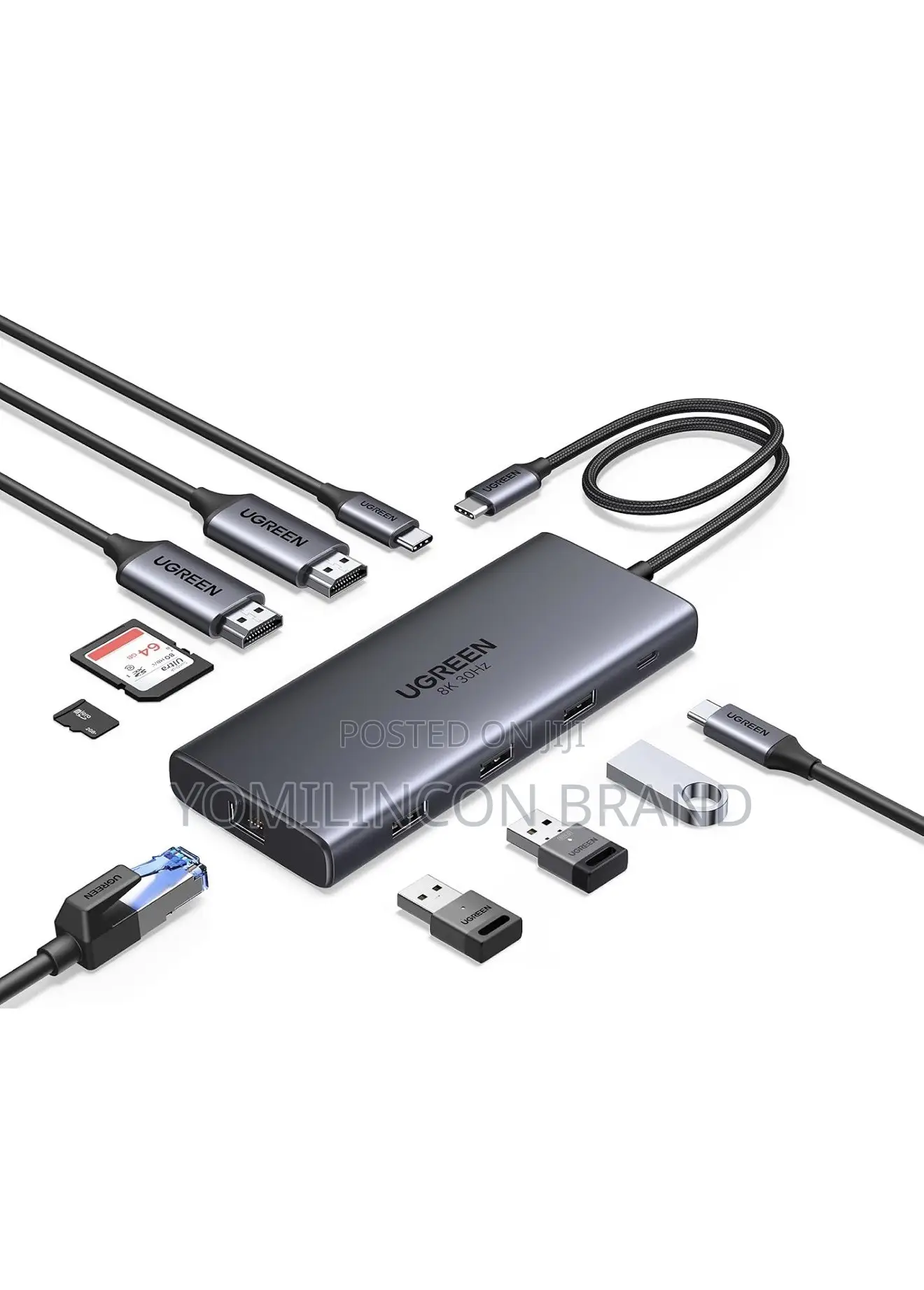 UGREEN USB C Docking Station Dual Monitor, 10-in-1 Laptop
