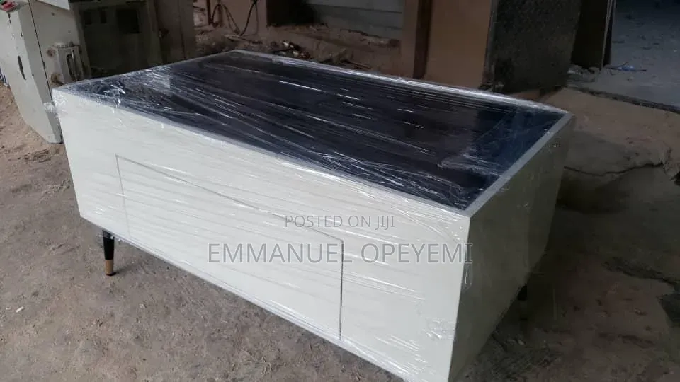 Luxury Glass-Top Center Table