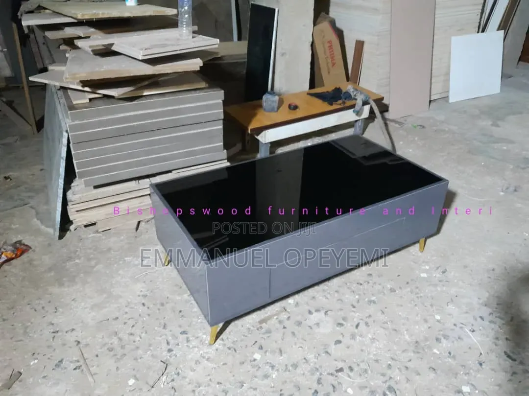 Luxury Glass-Top Center Table