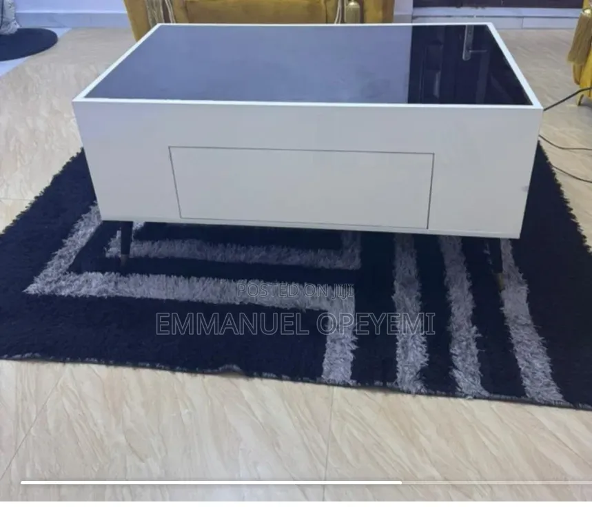Luxury Glass-Top Center Table