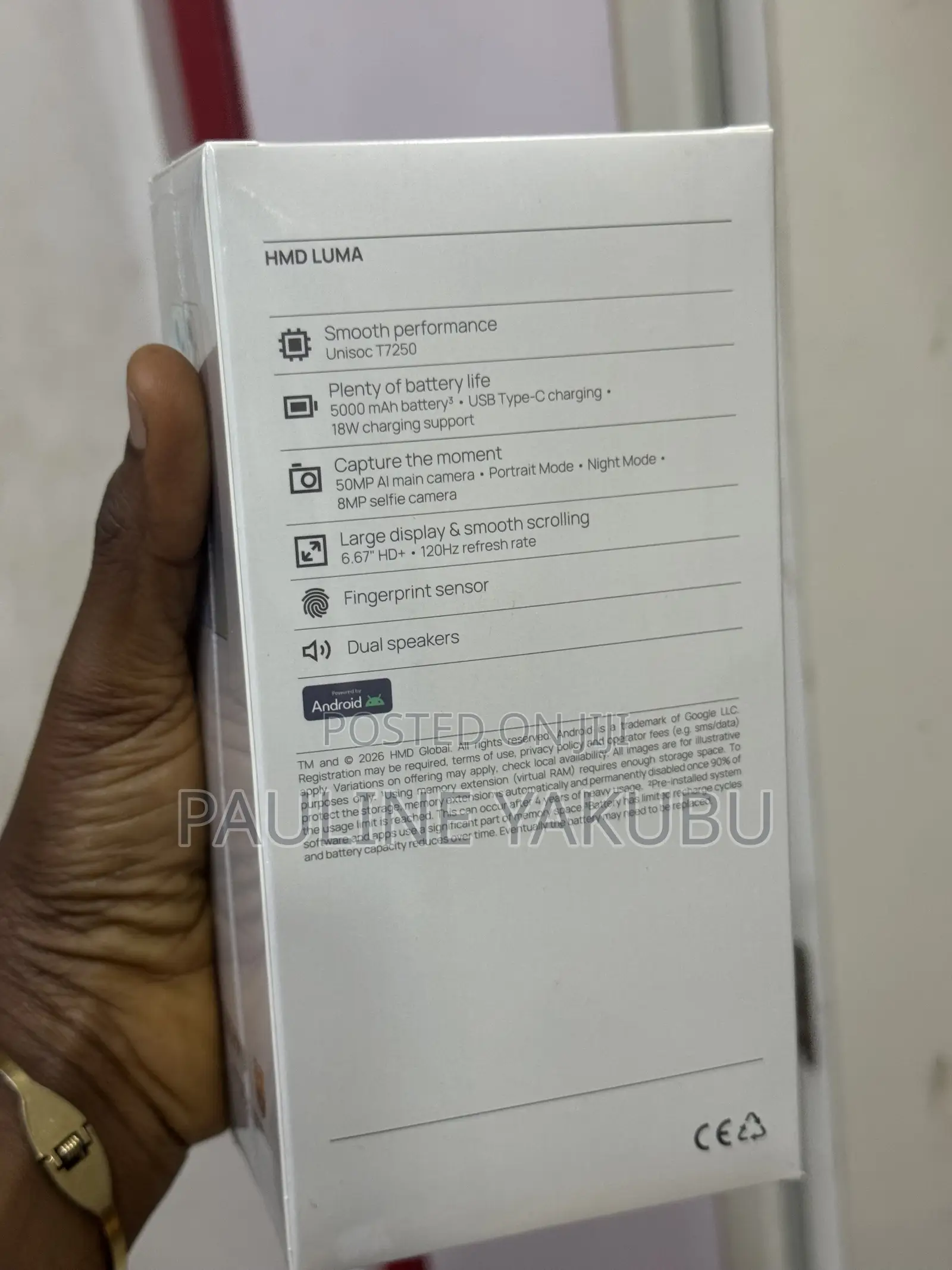 New HMD Pulse 2 Pro 128 GB Black