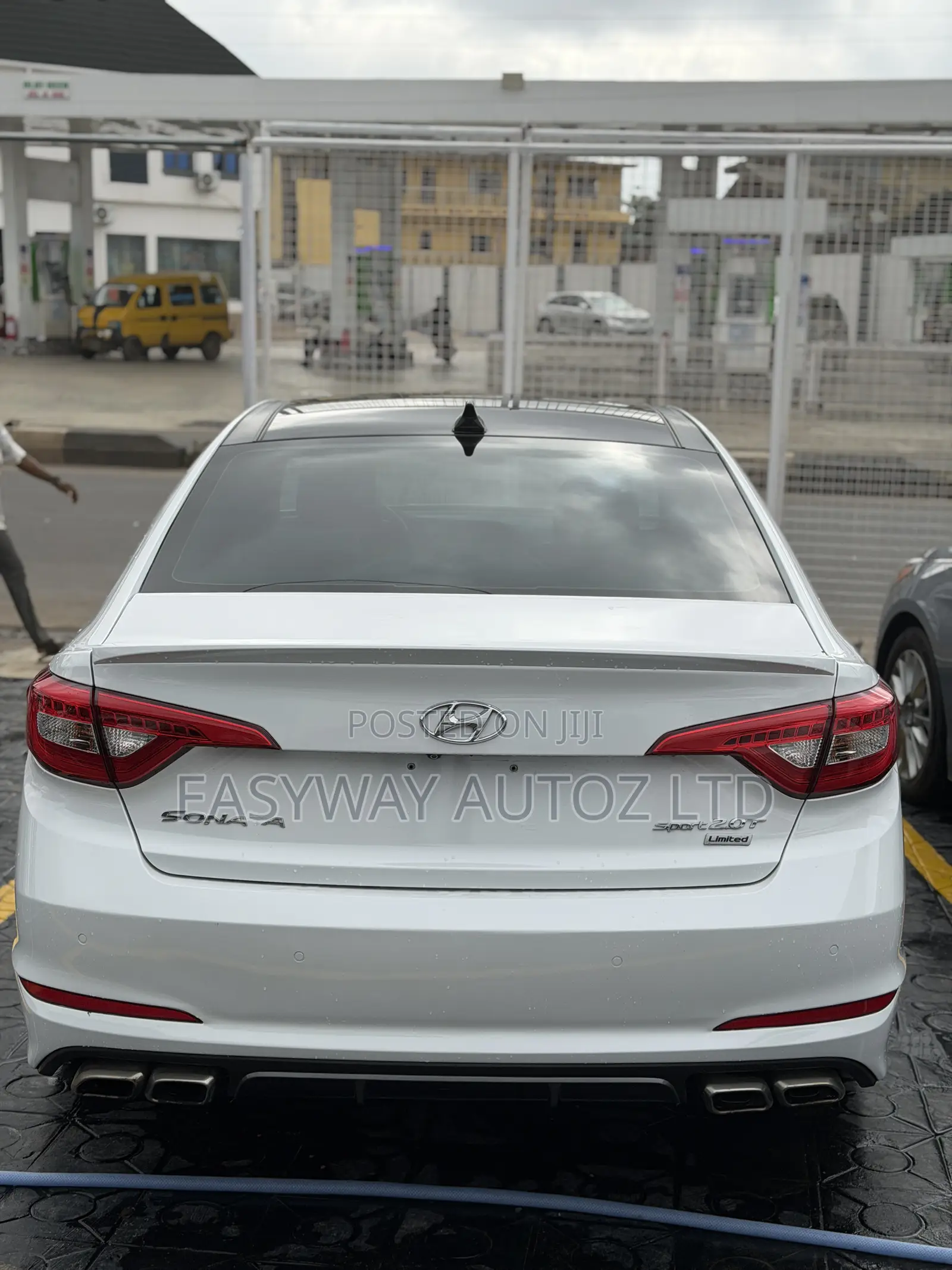 Hyundai Sonata Limited 2.0T Seban (2.0L 4cyl 6A) 2016 White