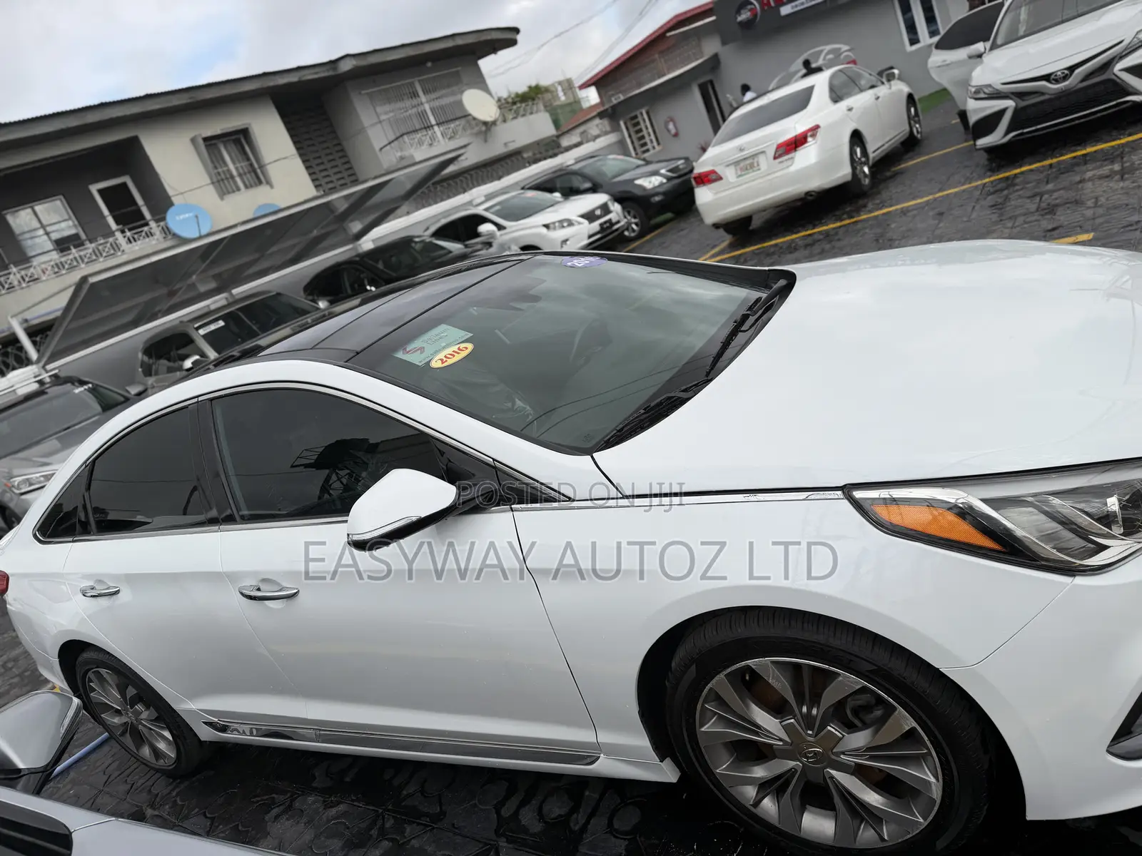 Hyundai Sonata Limited 2.0T Seban (2.0L 4cyl 6A) 2016 White