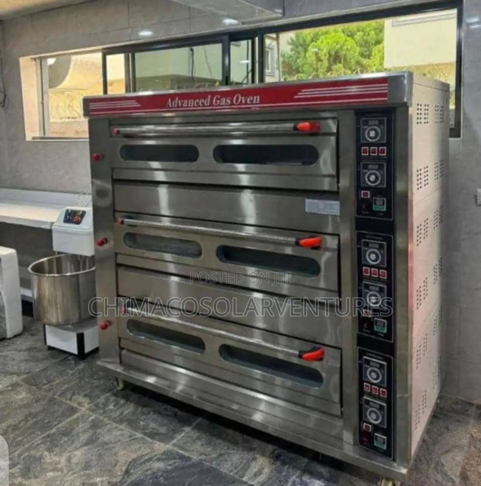 Advanced Gas Oven 3deck 9 Trays Commercial Bakery Baking Oven.