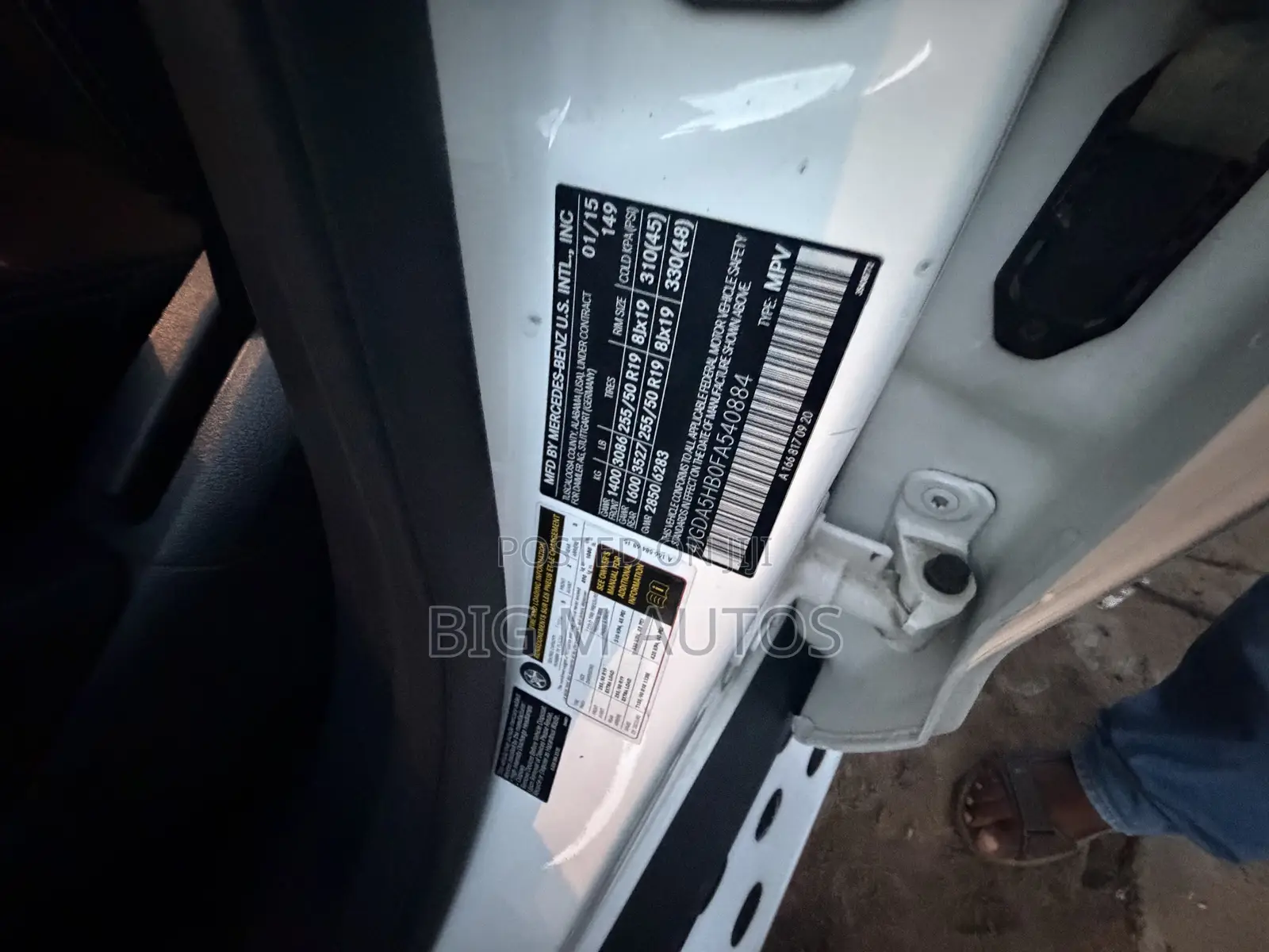 Mercedes-Benz M Class 2015 White