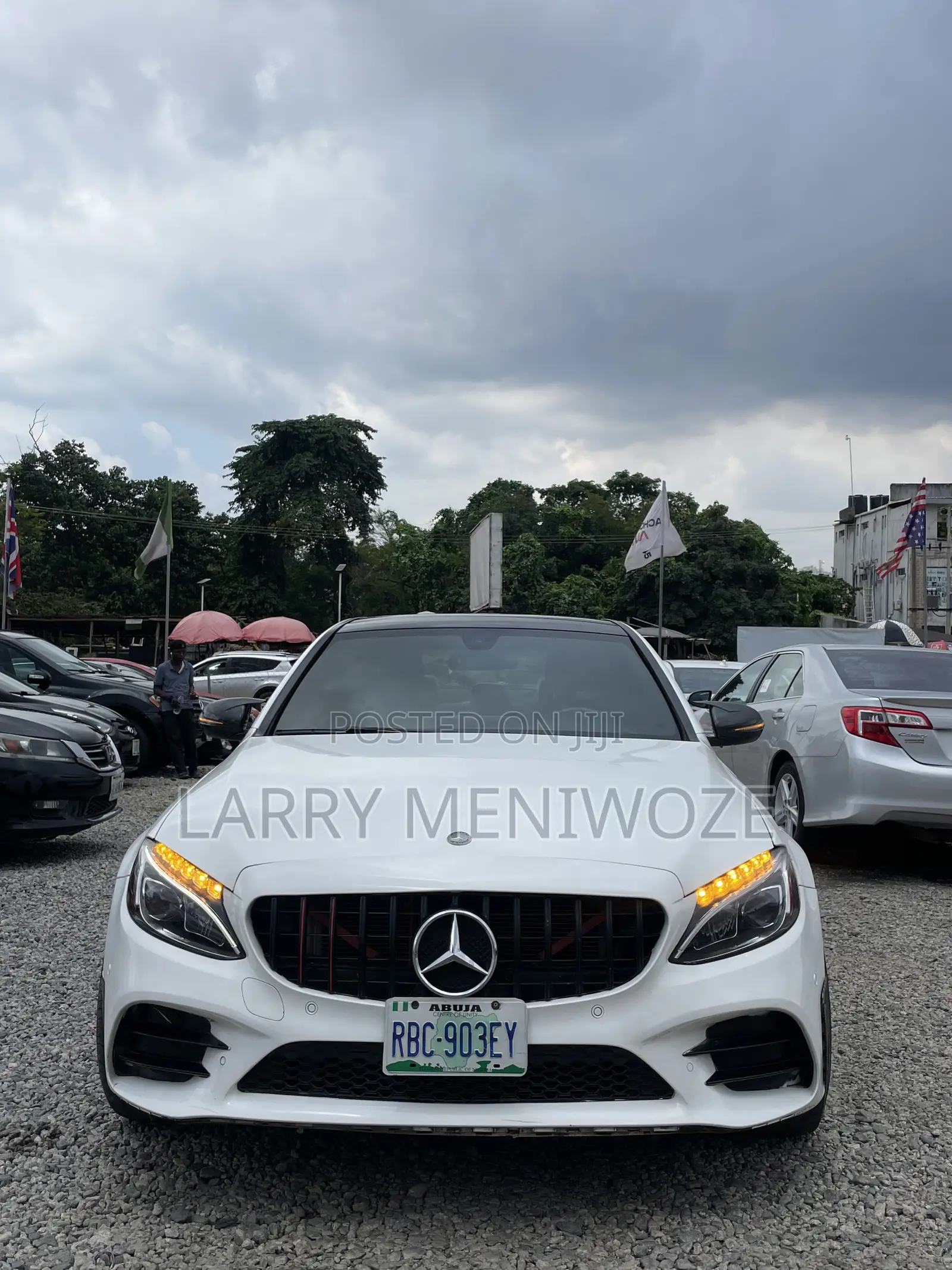 Mercedes-Benz C43 4Matic Sedan AWD (3.0L V6 9AM) 2017 White