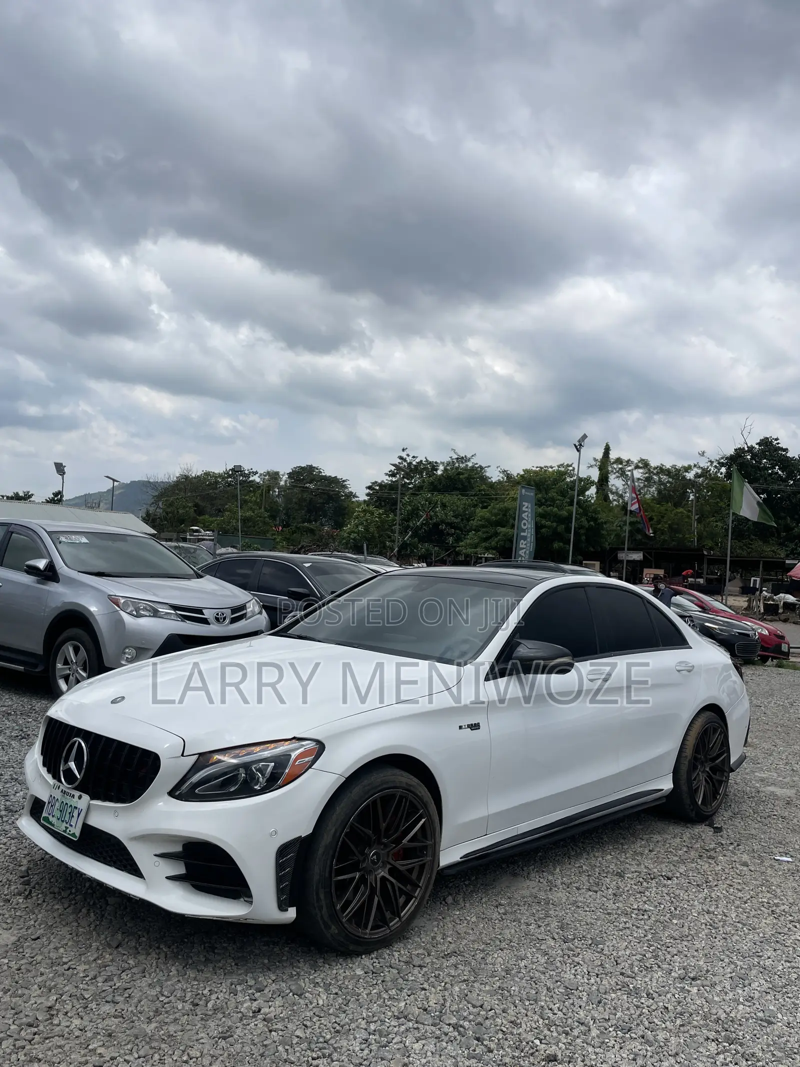 Mercedes-Benz C43 4Matic Sedan AWD (3.0L V6 9AM) 2017 White