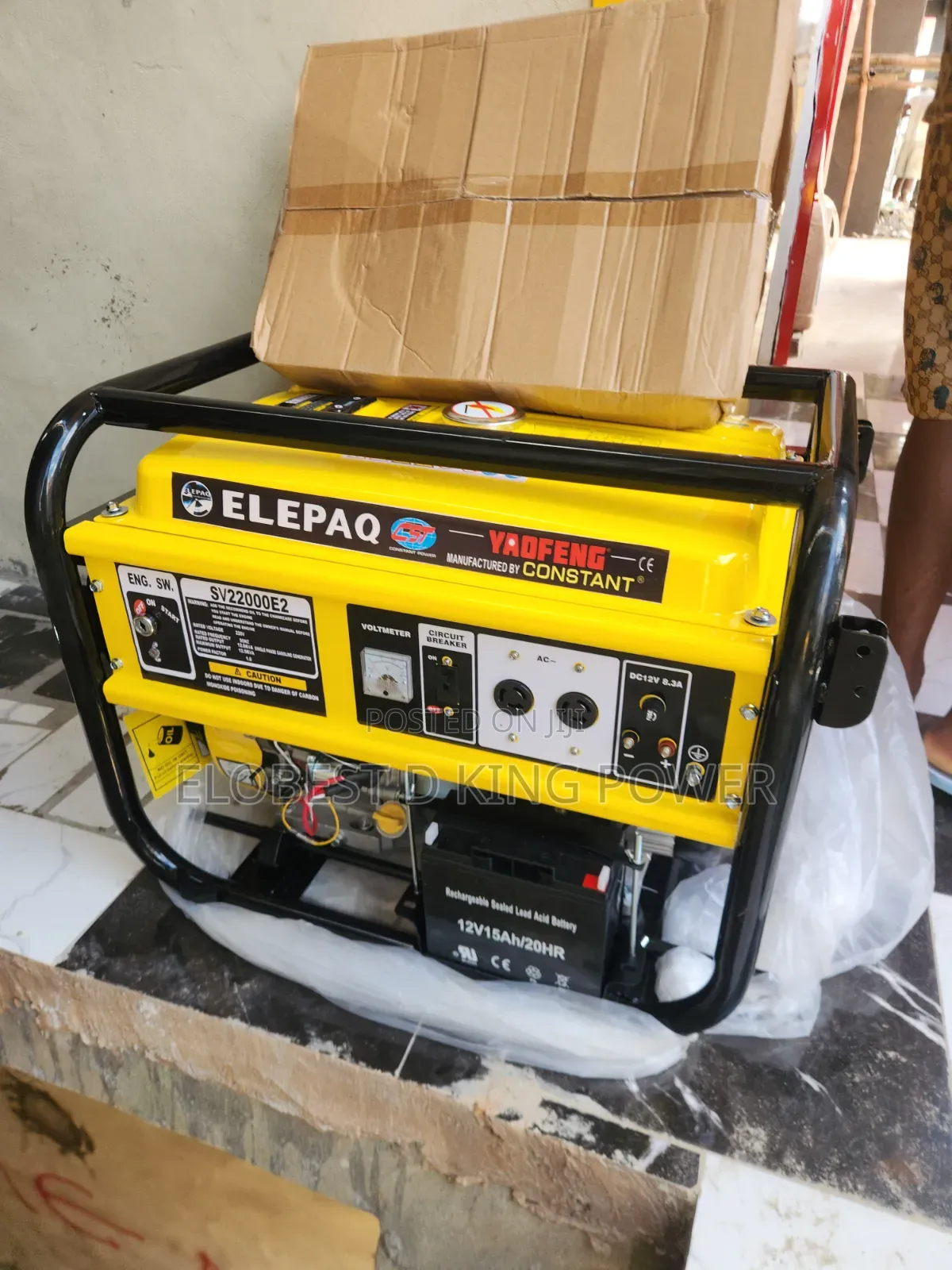 12.5kva Brand New Elepaq Constant Generator 100% Pure Copper Coil
