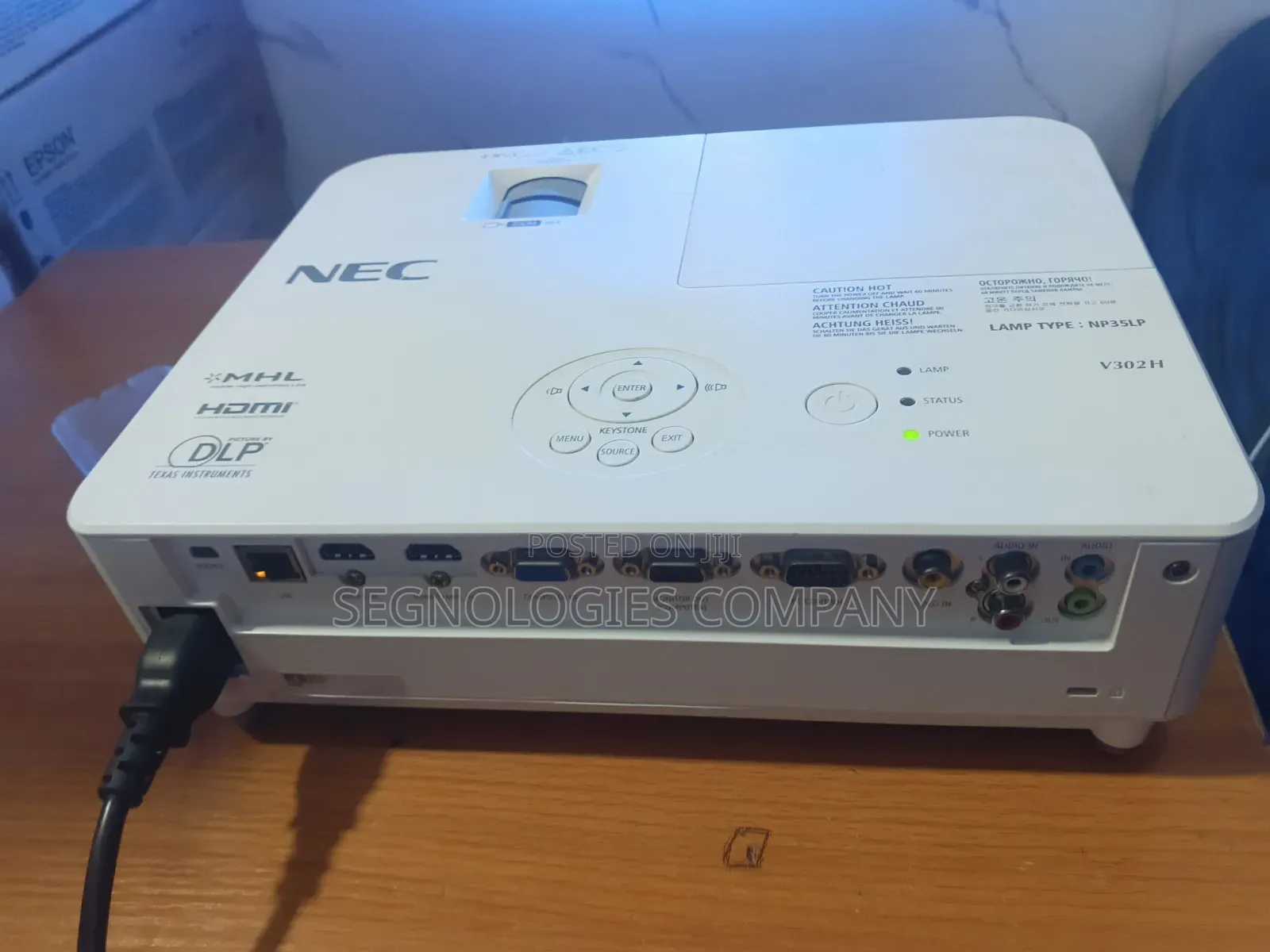 Nec NP-V302H 3000 Lumens Full HD DLP Projector