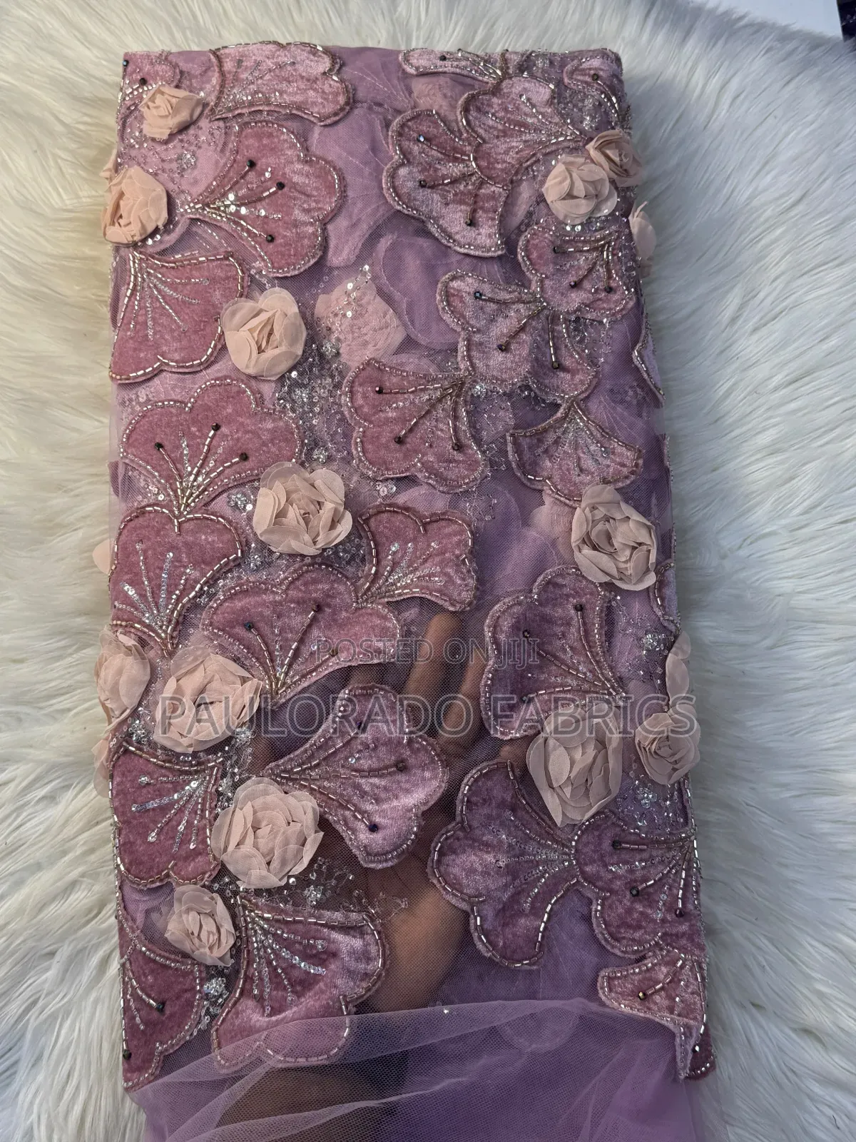 Beautiful Lndian Beaded Lace