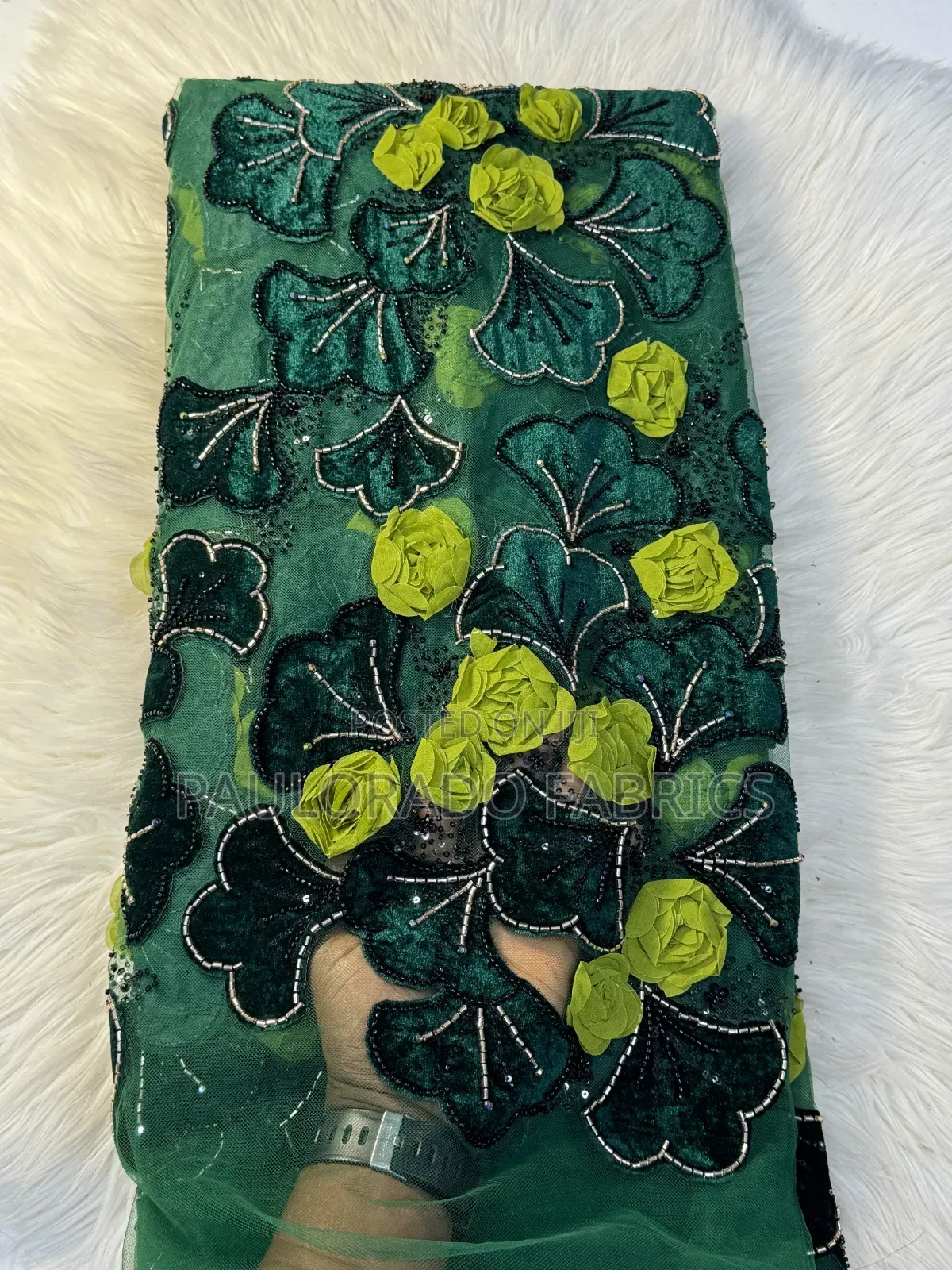 Beautiful Lndian Beaded Lace