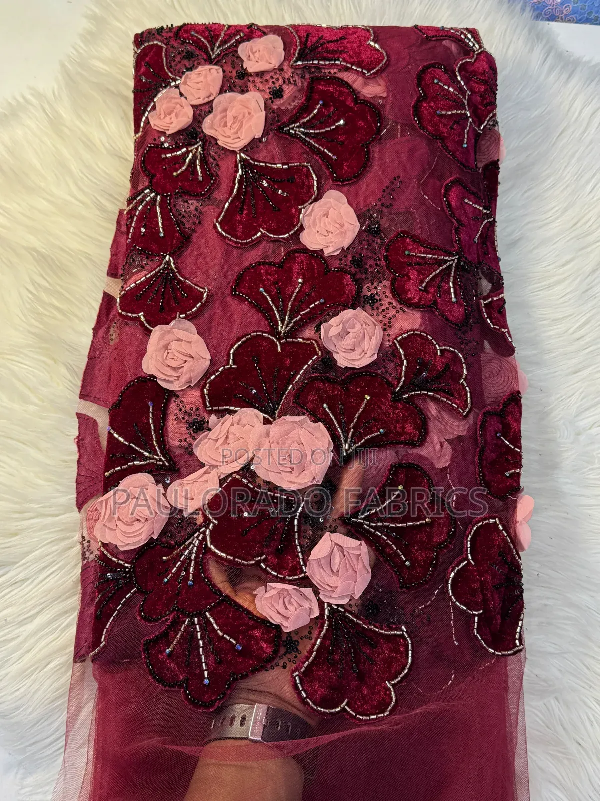 Beautiful Lndian Beaded Lace