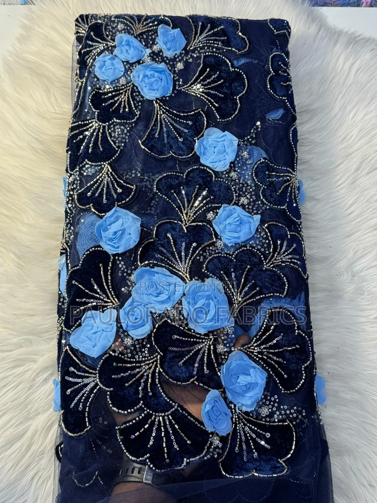 Beautiful Lndian Beaded Lace