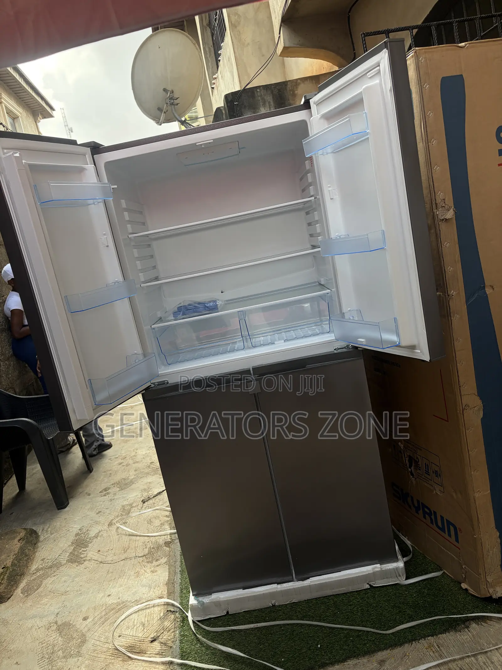 SkyRun BCD-450HC Large 450L 4-Door Refrigerator