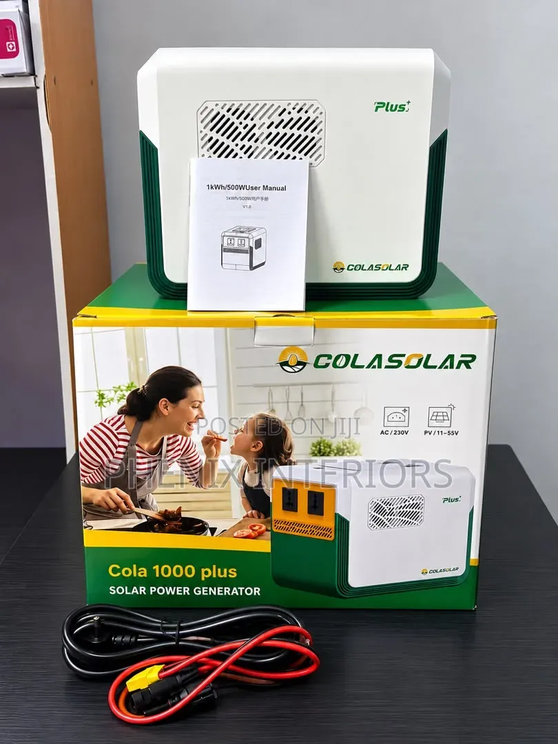 Cola Solar 1000plus 500 Watts Solar Power Generator Station