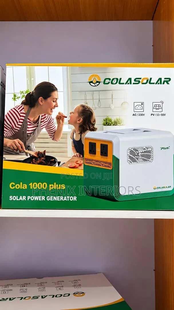 Cola Solar 1000plus 500 Watts Solar Power Generator Station