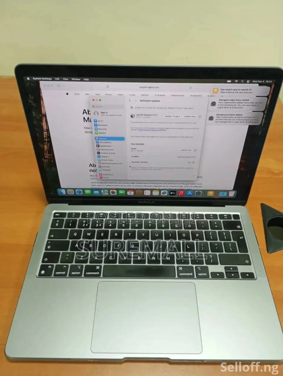 Laptop Apple MacBook Air 2022 M2 8GB Apple M2 SSD 256GB
