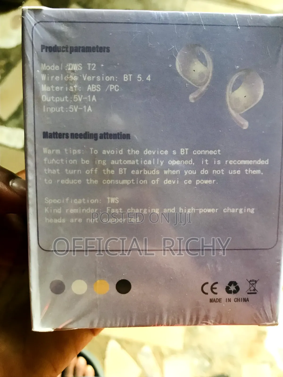 Oms T2 Wireless Earbuds/Earpods