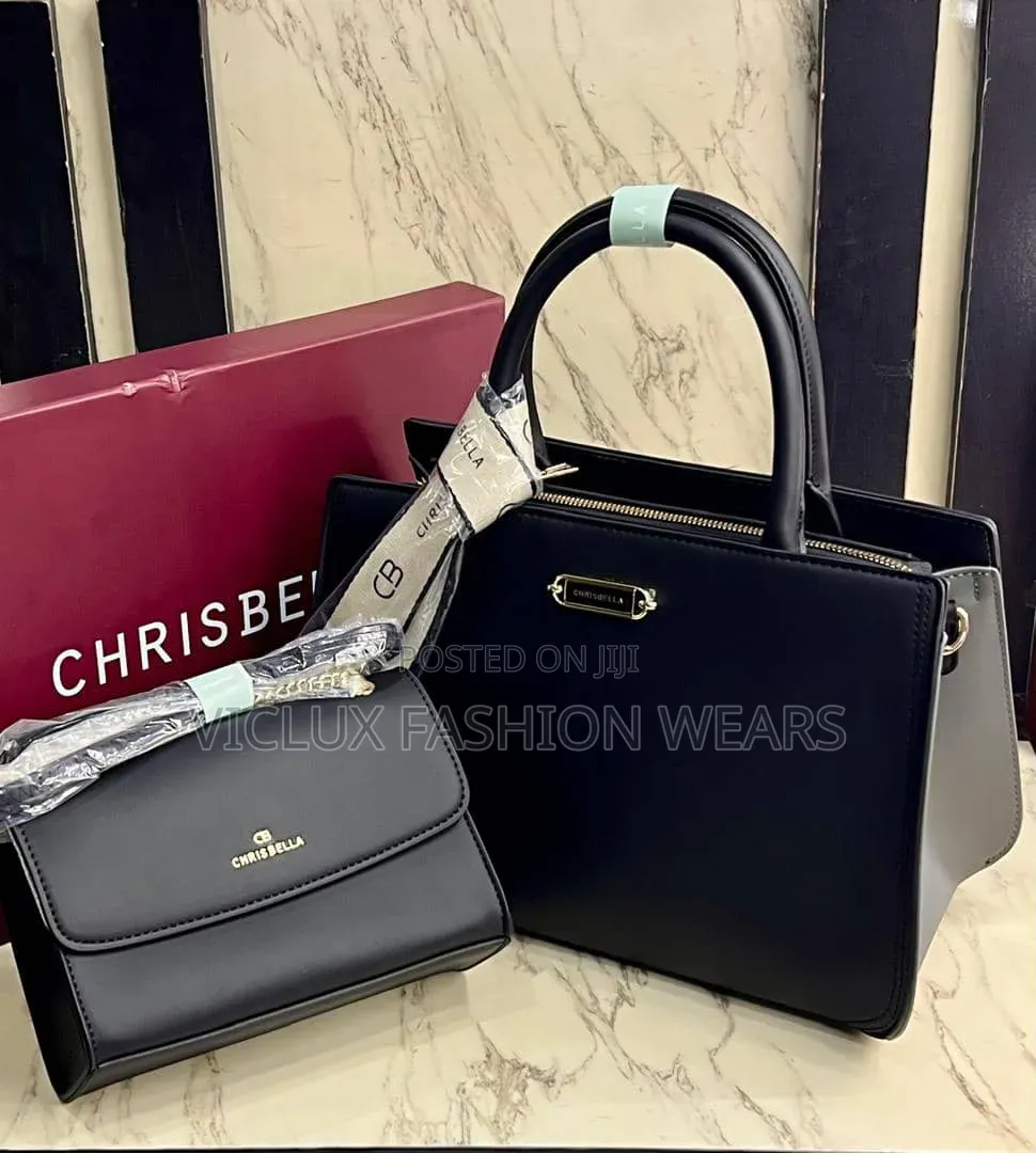 Chris Bella Luxury Ladies 2in1 Leather Hand Bag