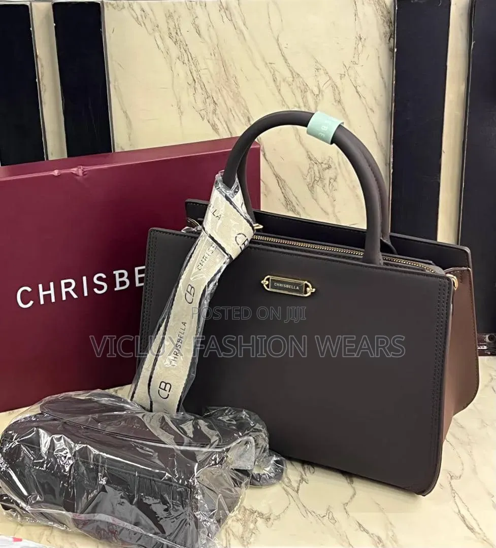 Chris Bella Luxury Ladies 2in1 Leather Hand Bag