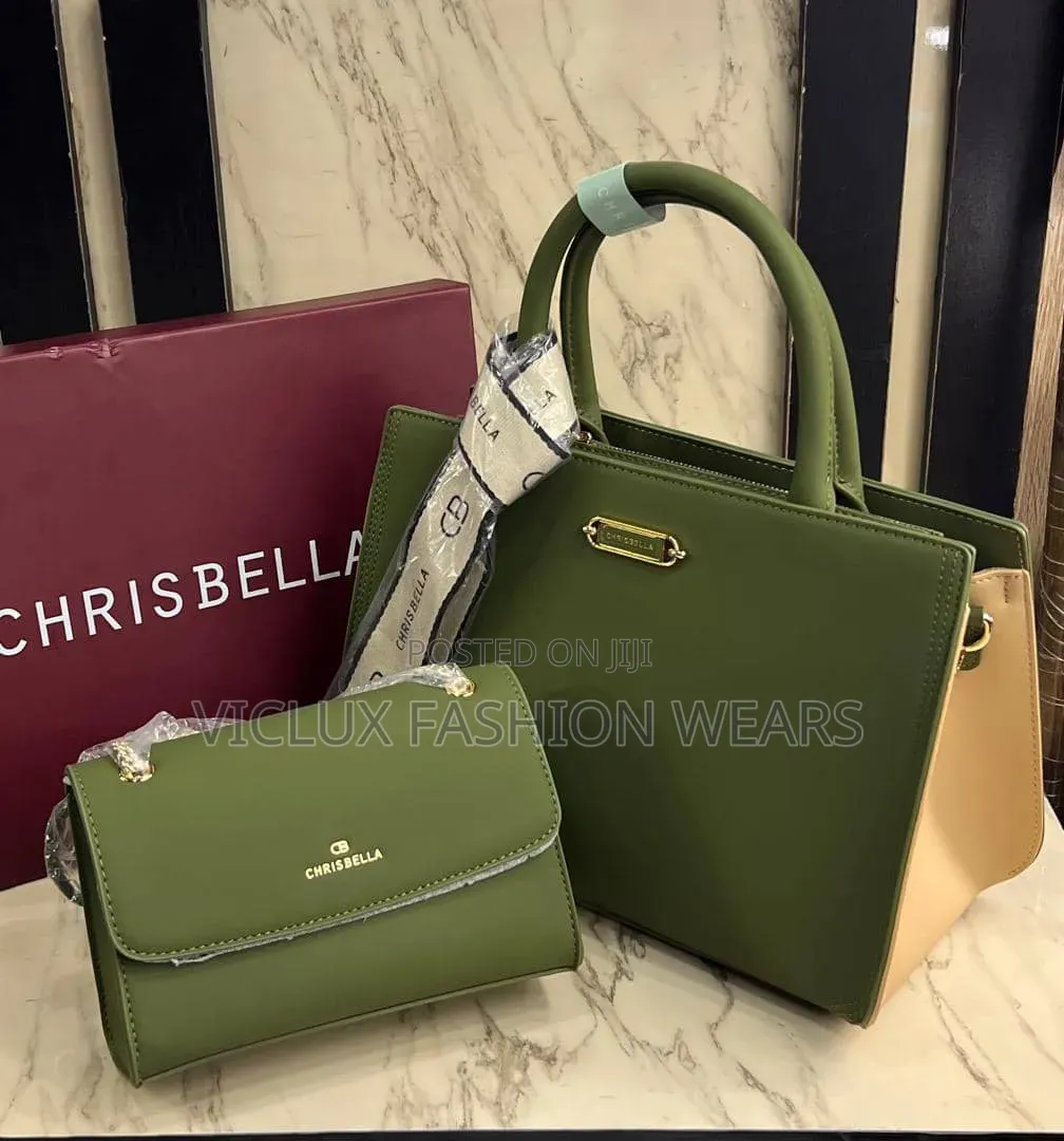 Chris Bella Luxury Ladies 2in1 Leather Hand Bag