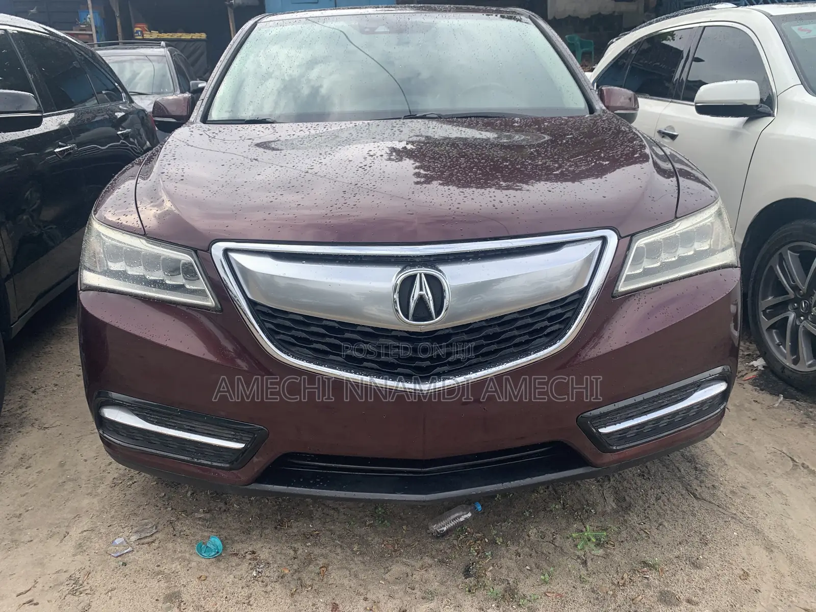 Acura MDX SH 4dr SUV AWD (3.5L 6cyl 9A) 2016 Red