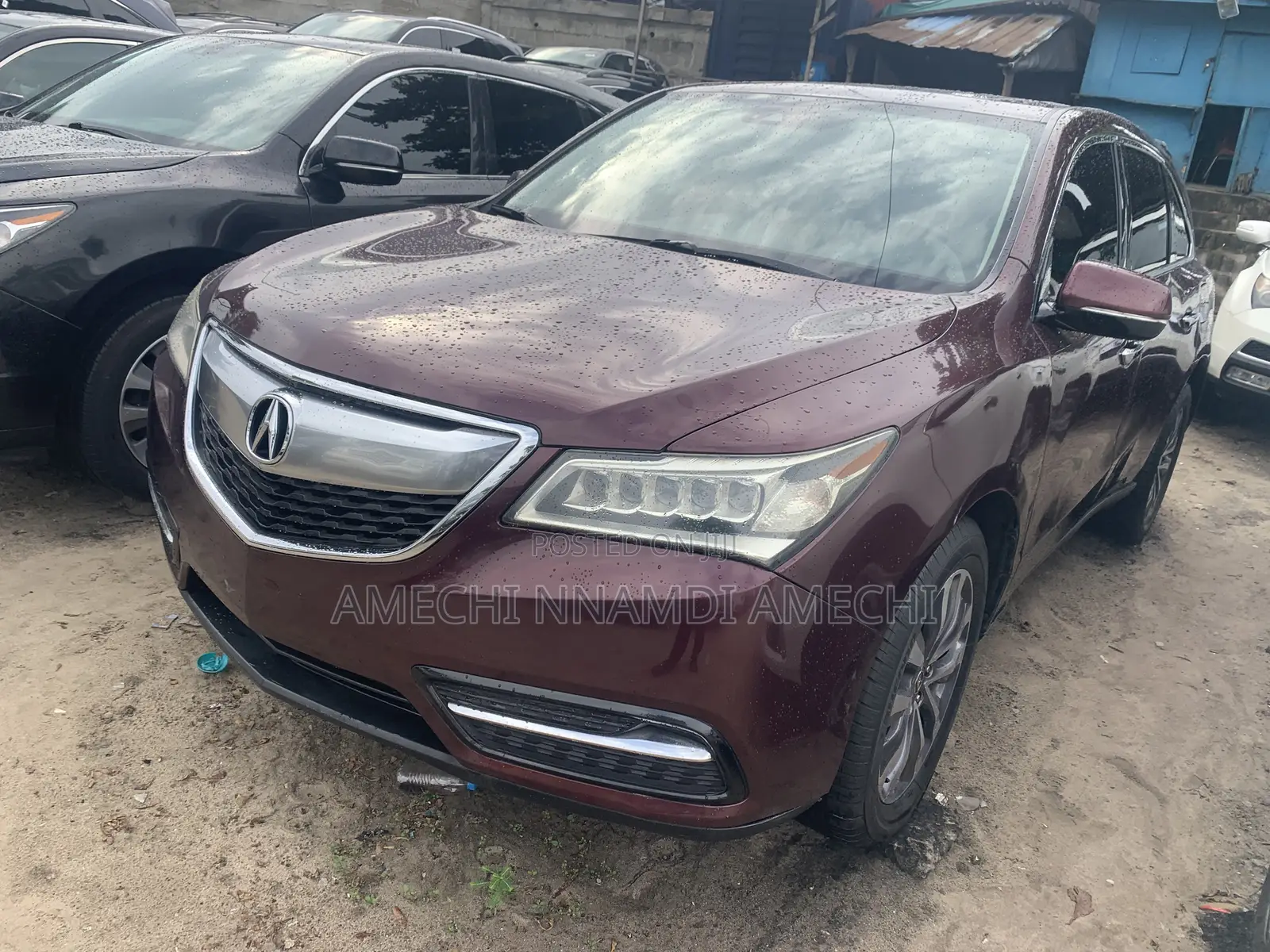 Acura MDX SH 4dr SUV AWD (3.5L 6cyl 9A) 2016 Red