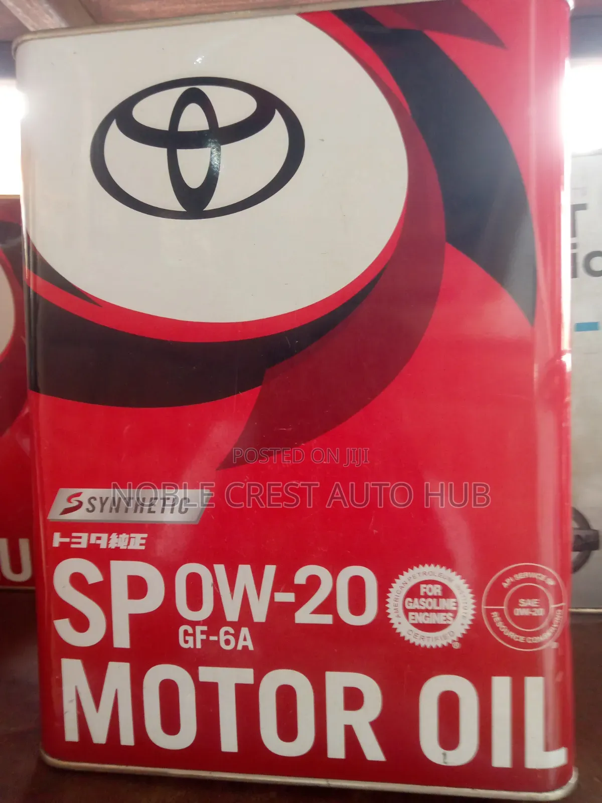 Synthetic Toyota Engine Oil 0w-20 4L GF