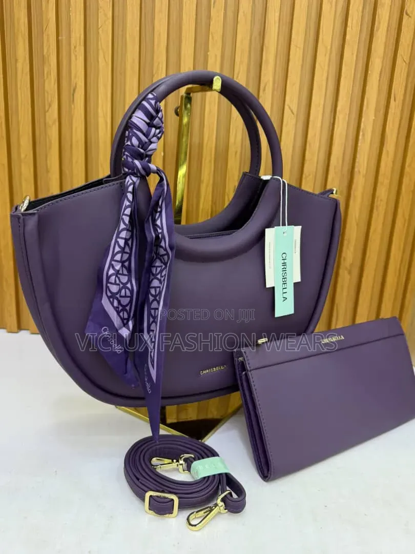 Chris Bella 2in1 Quality Ladies Leather Bag