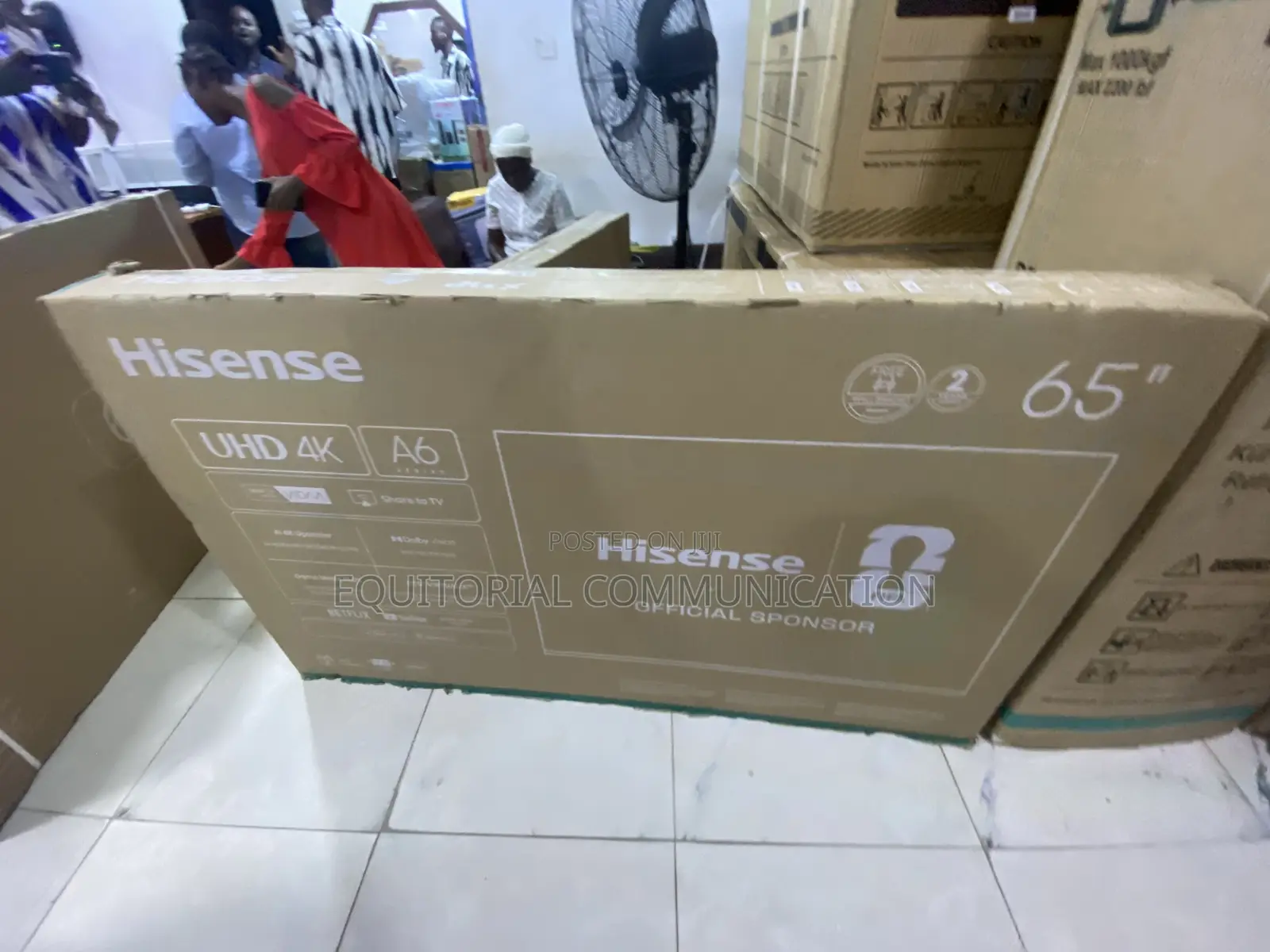 Hisense 65A60QXVT 65 Inch Ultra HD Smart Television