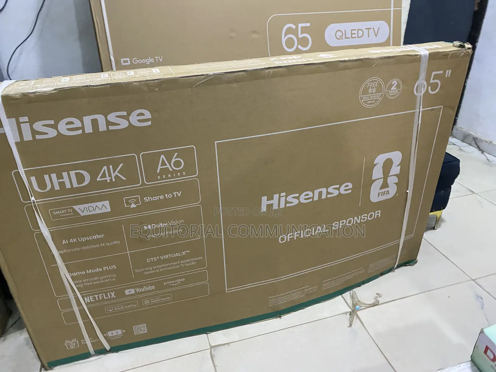 Hisense A6 Series 65 Inch UHD Smart TV