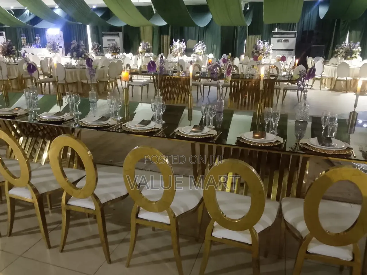 Vip Tables Chairs for Weddings E T C