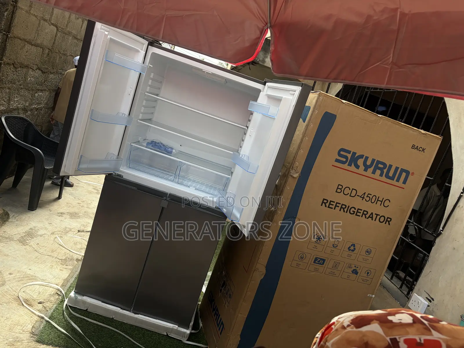 SkyRun BCD-450HC 450L Multi-Door Fridge Freezer