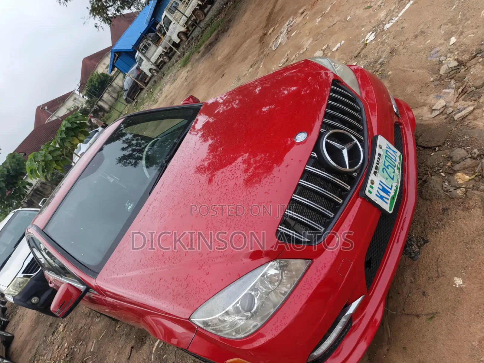 Mercedes-Benz C300 2008 Red