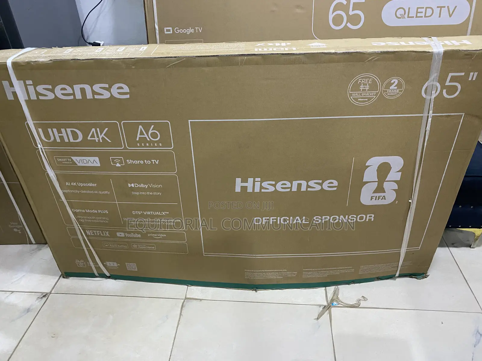 Hisense 65A60QXVT Large Screen UHD Television