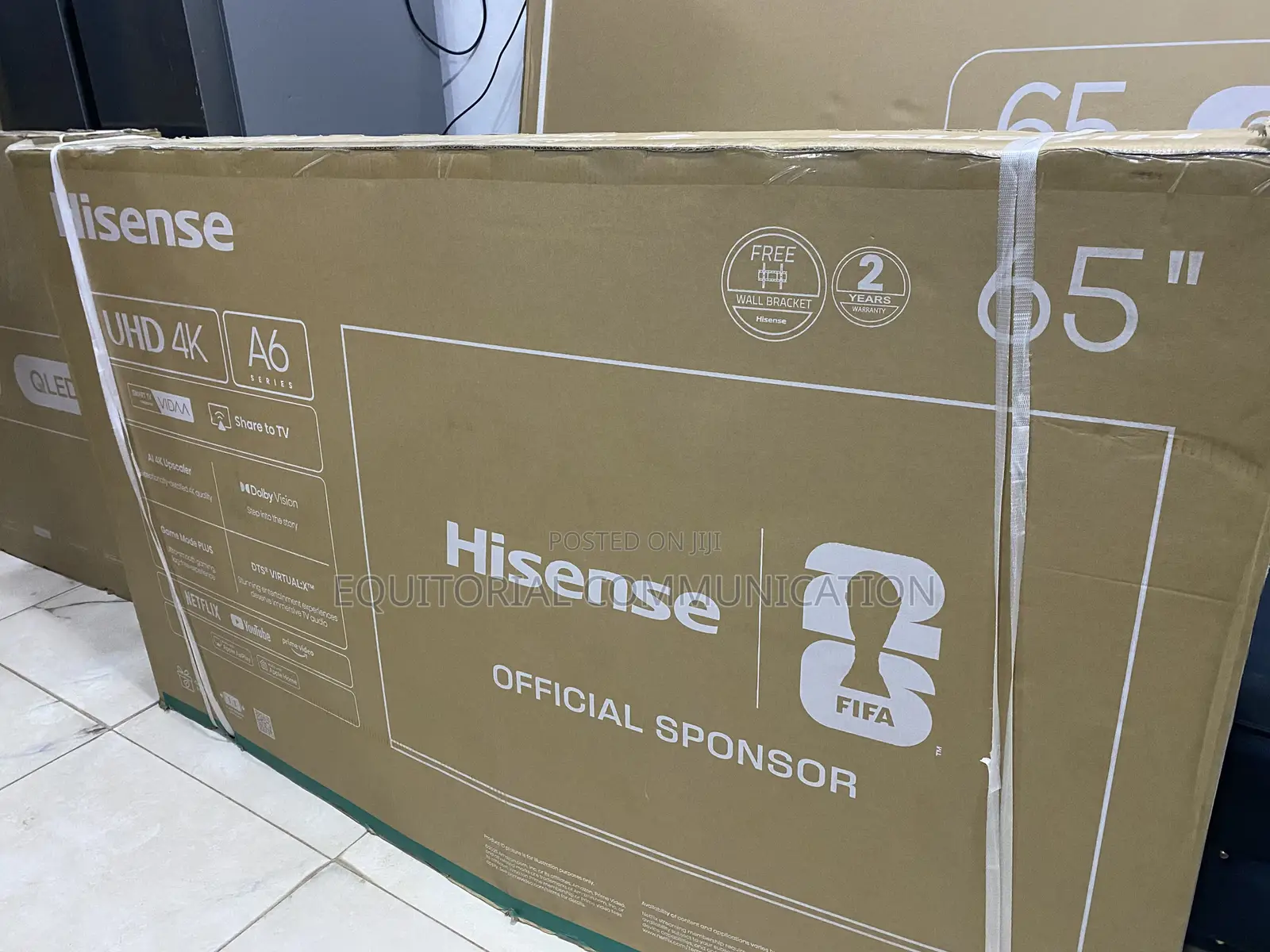 Hisense 65 Inch A6 Series Ultra HD TV