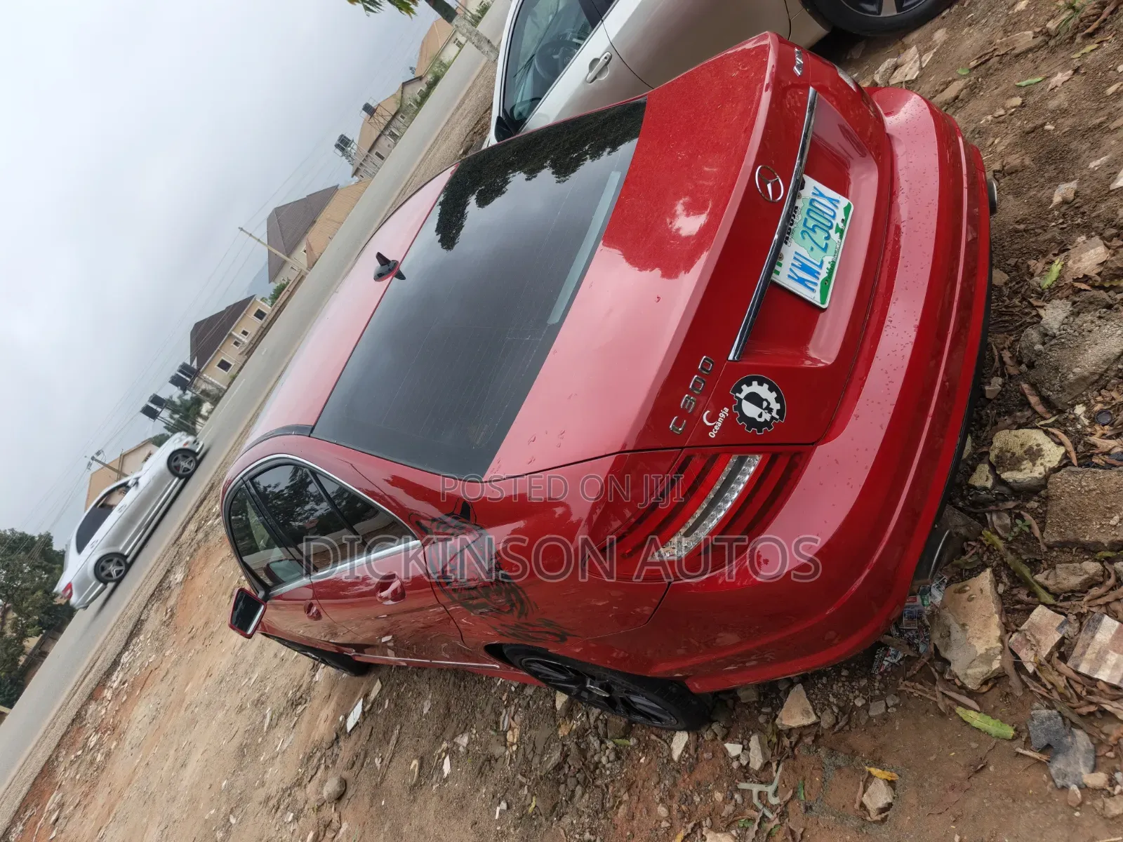 Mercedes-Benz C300 2008 Red