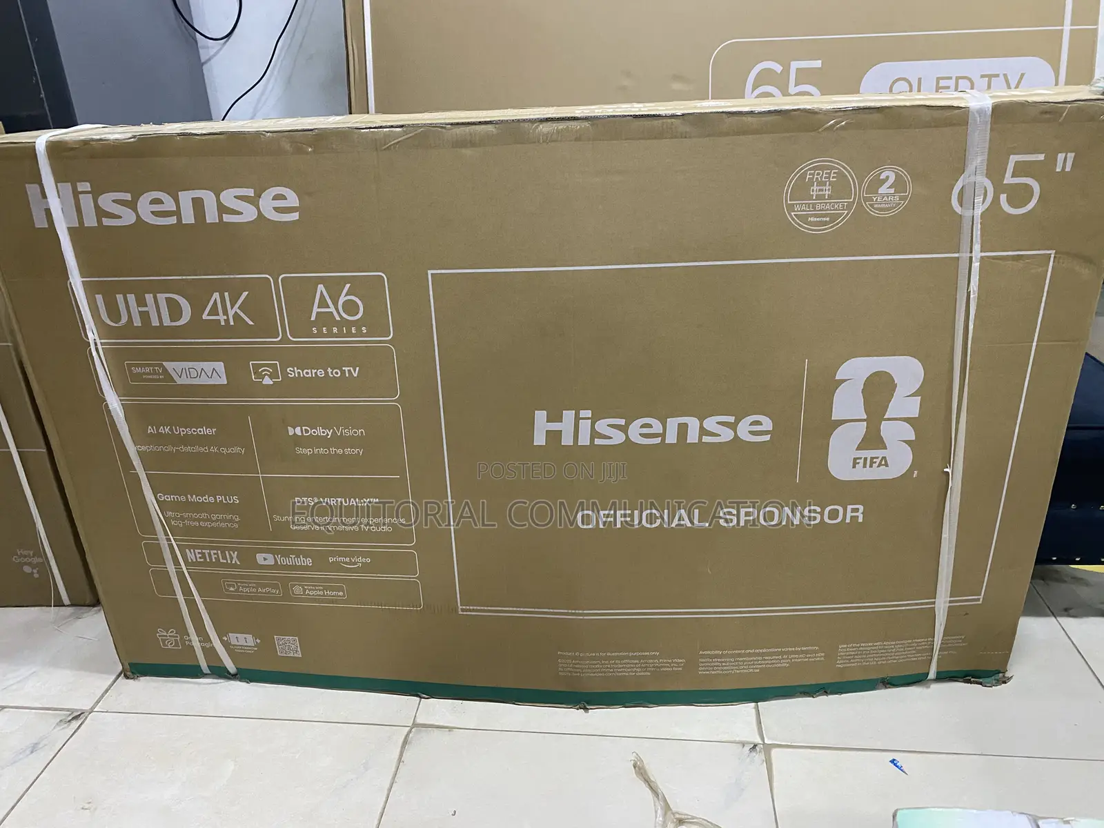 Hisense A6 Series 65 Inch Smart Entertainment TV