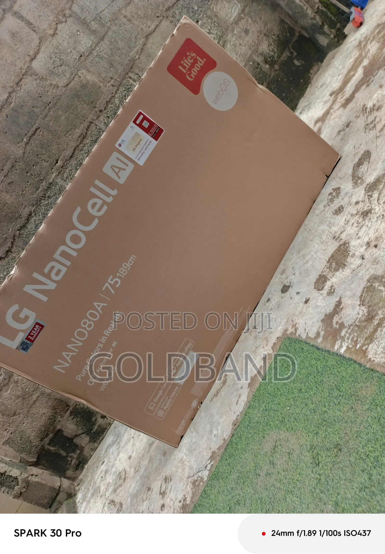 LG 75NANO80T6A 75 Inch NanoCell Smart TV