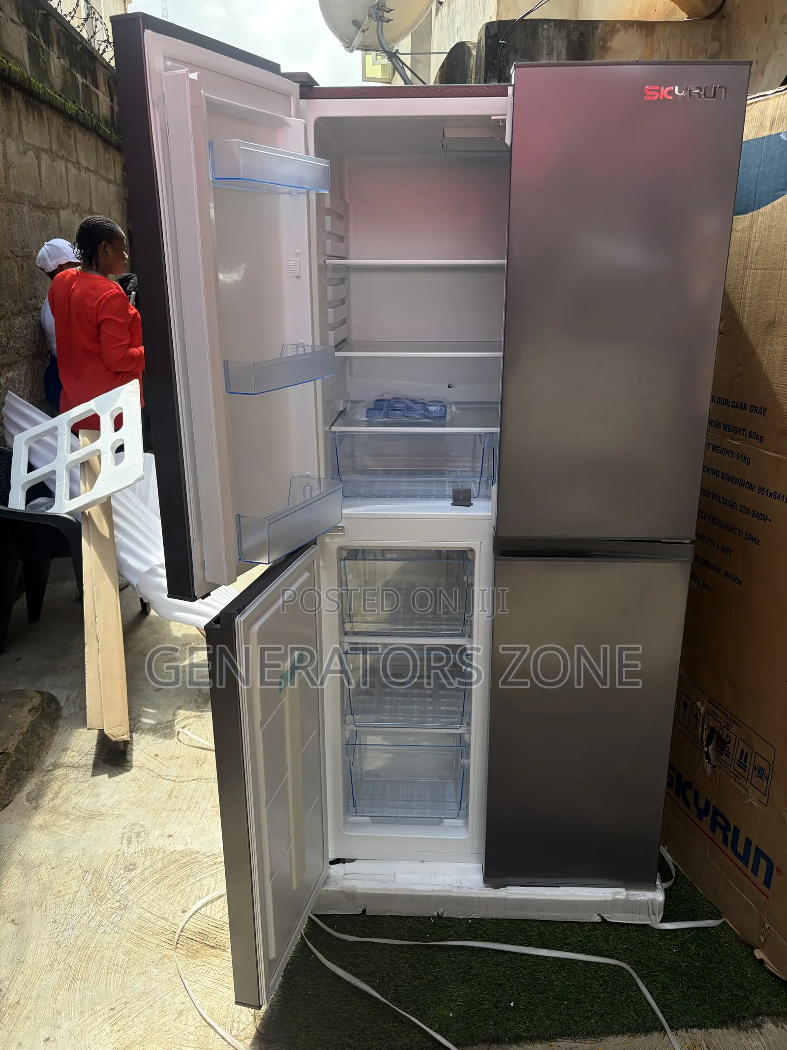SkyRun BCD-450HC 450L Kitchen Refrigerator 4-Door